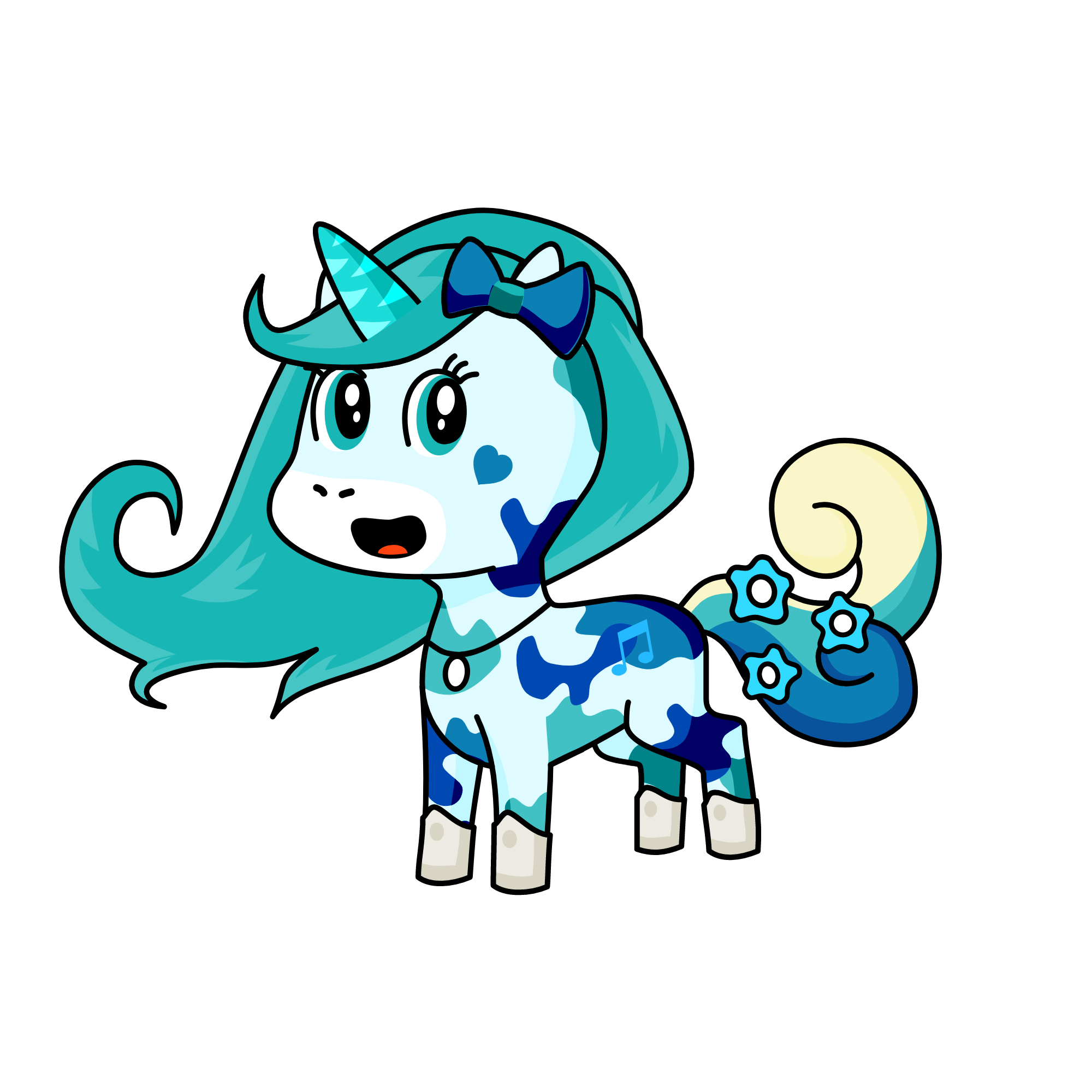 shiny, the unicorn