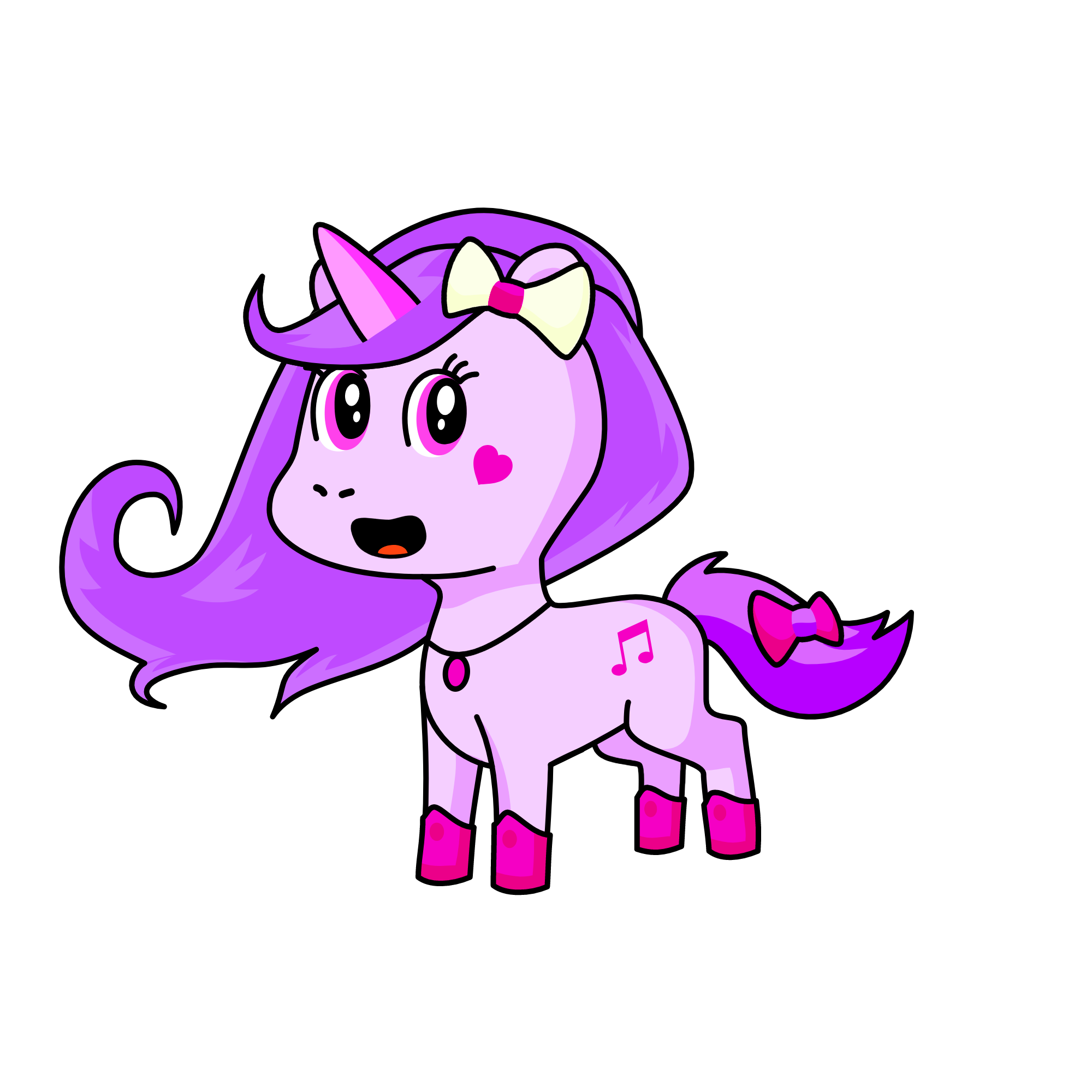 Lilly, the unicorn