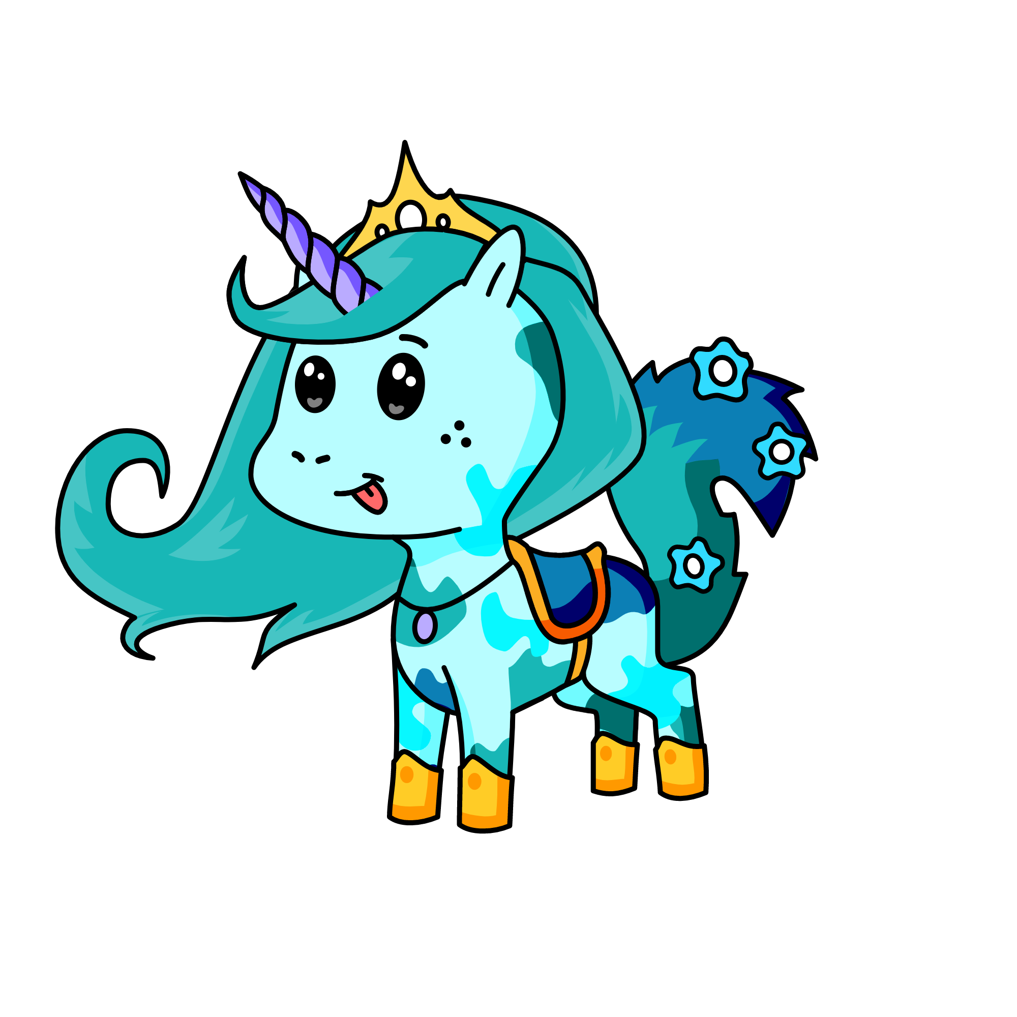 Snowy, the unicorn
