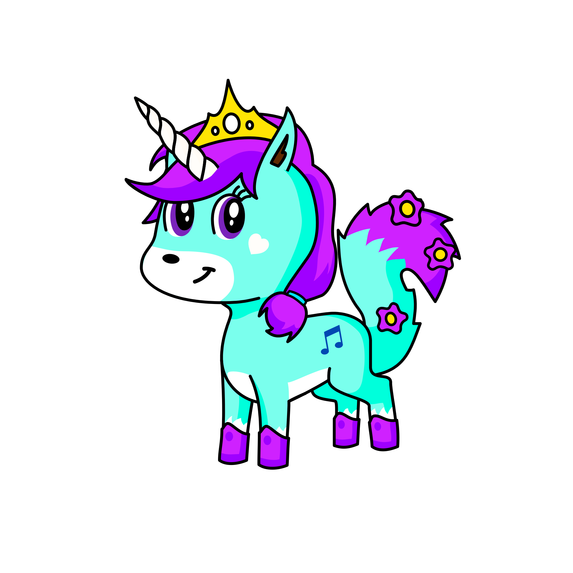 Snow White, the unicorn