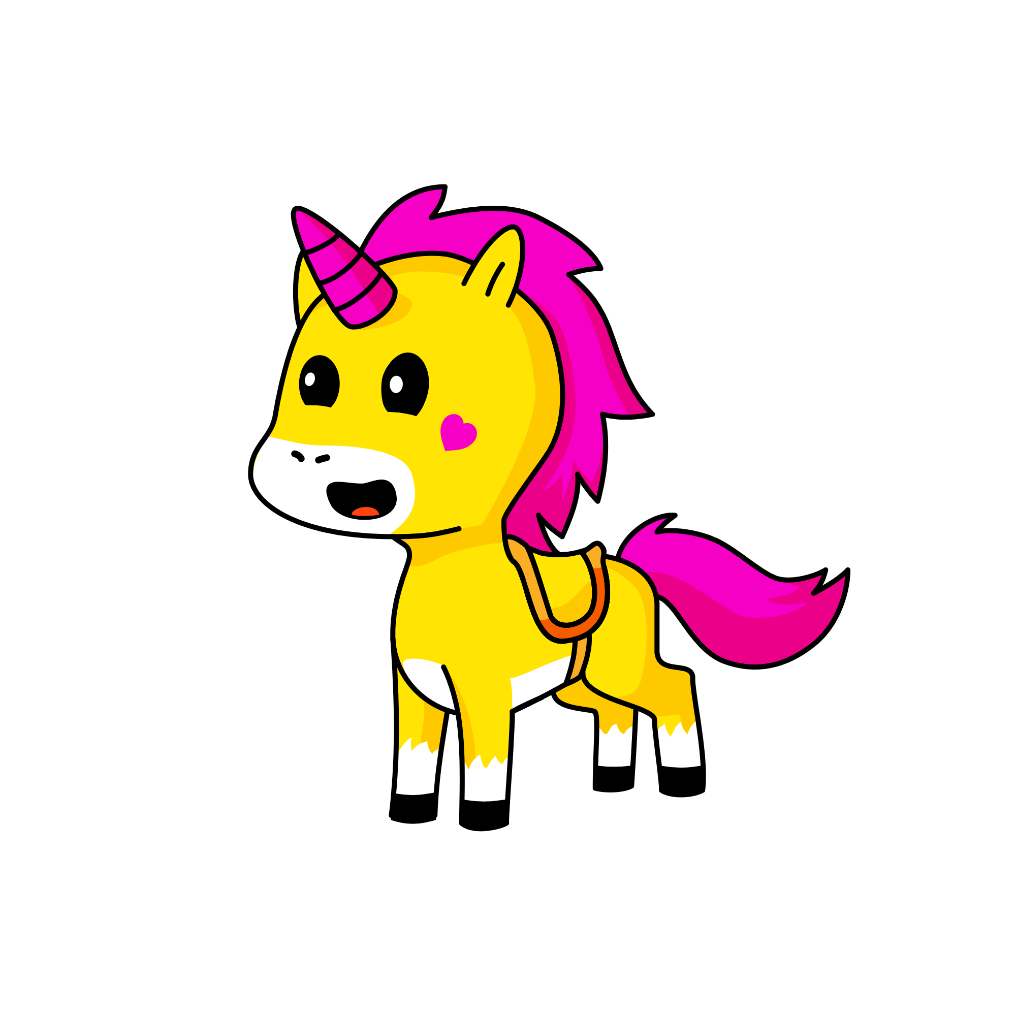 Buttercup, the unicorn