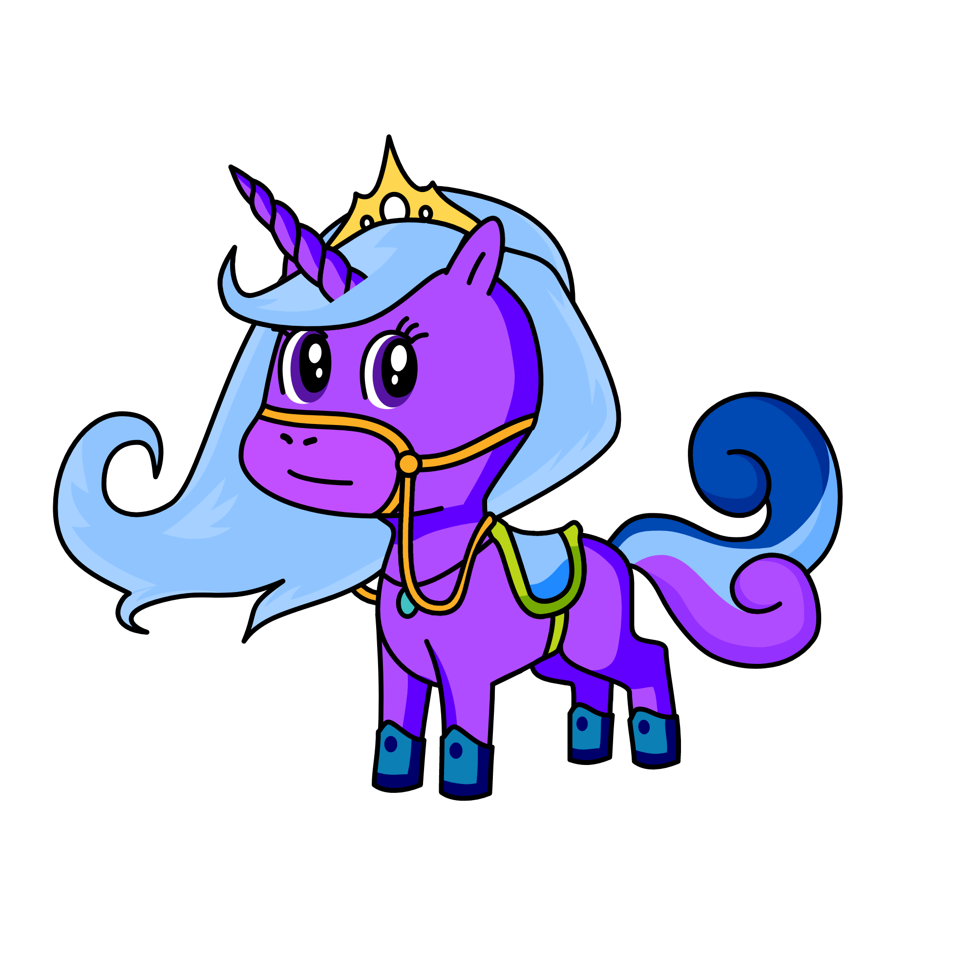 Princess Aquae, the unicorn