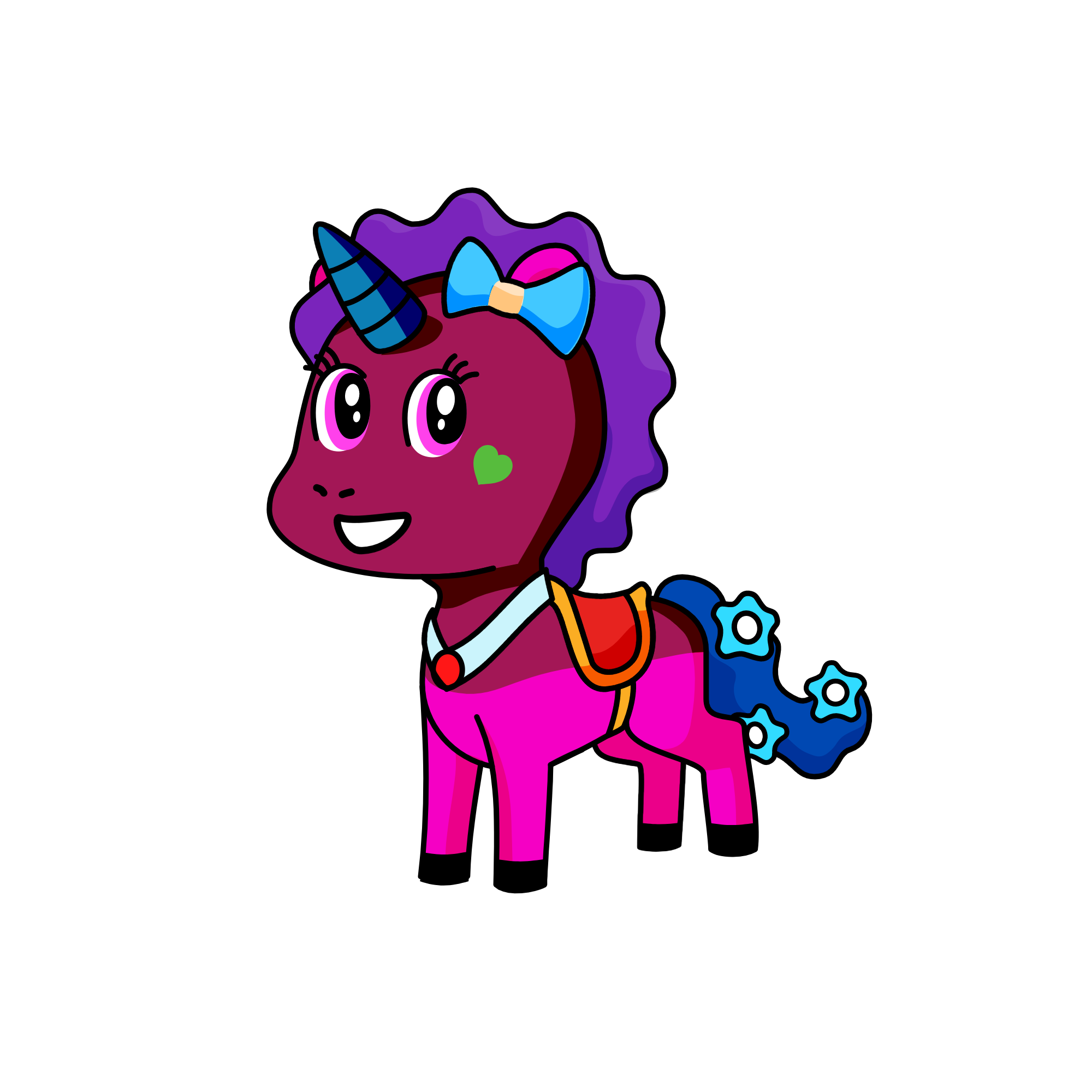 ygituumeleenm, the unicorn