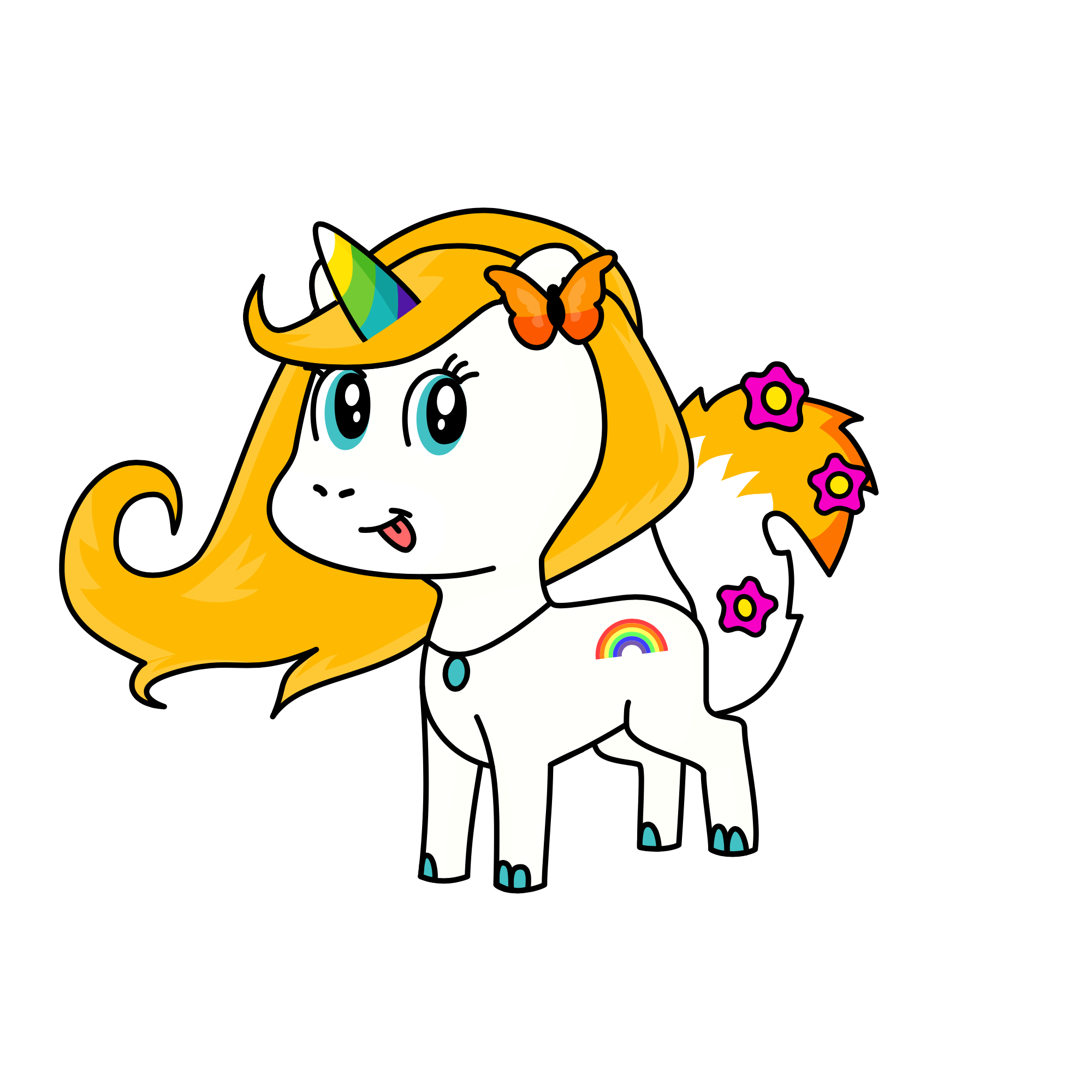 Lucy the cutie, the unicorn