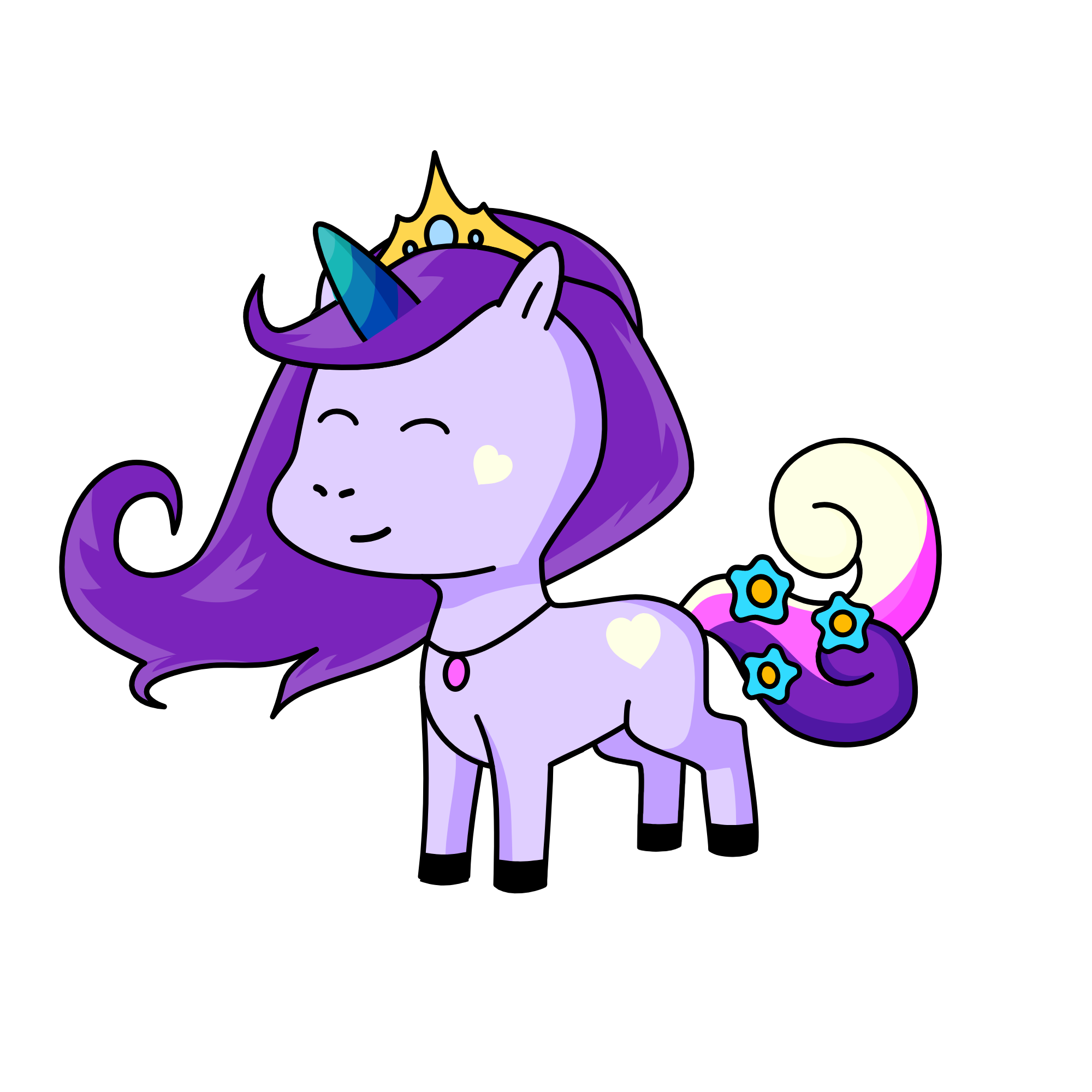 The Ice Princess of Sowytown, the unicorn