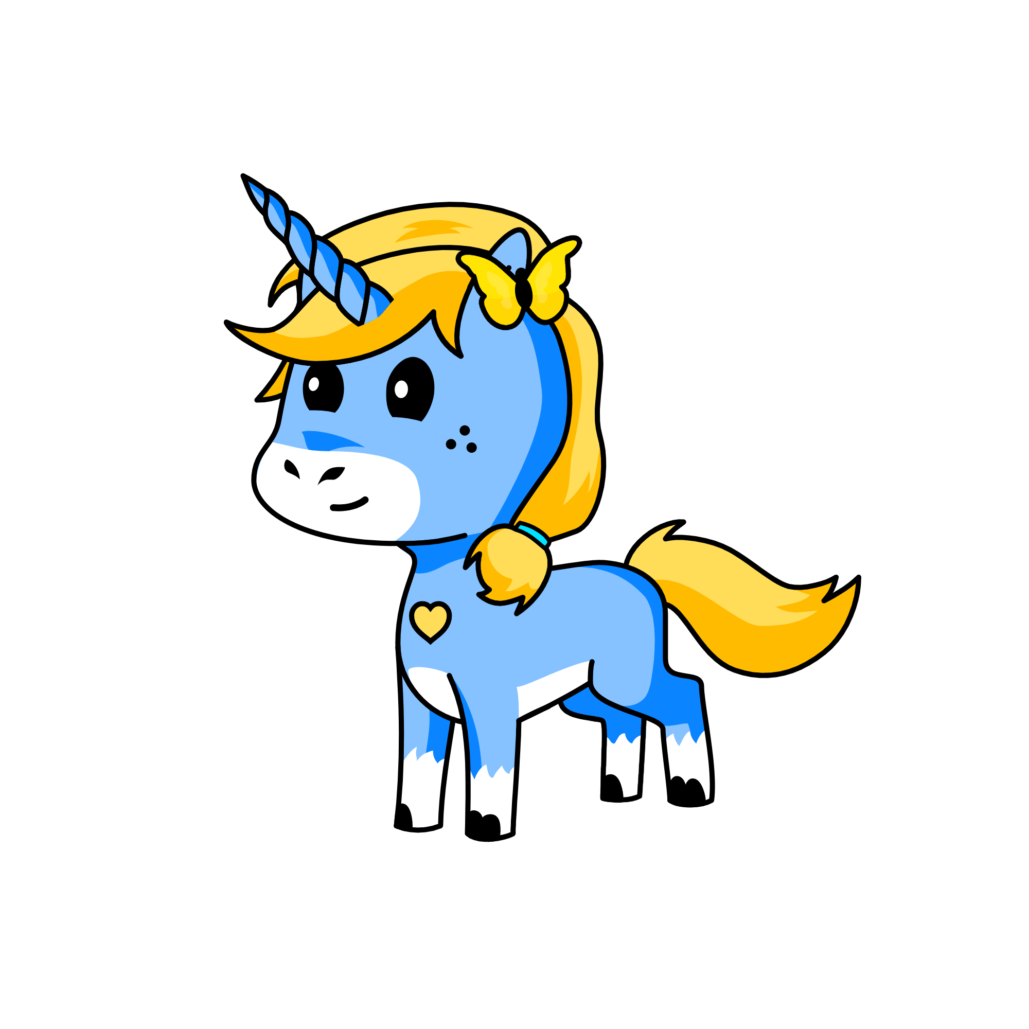 Glow, the unicorn