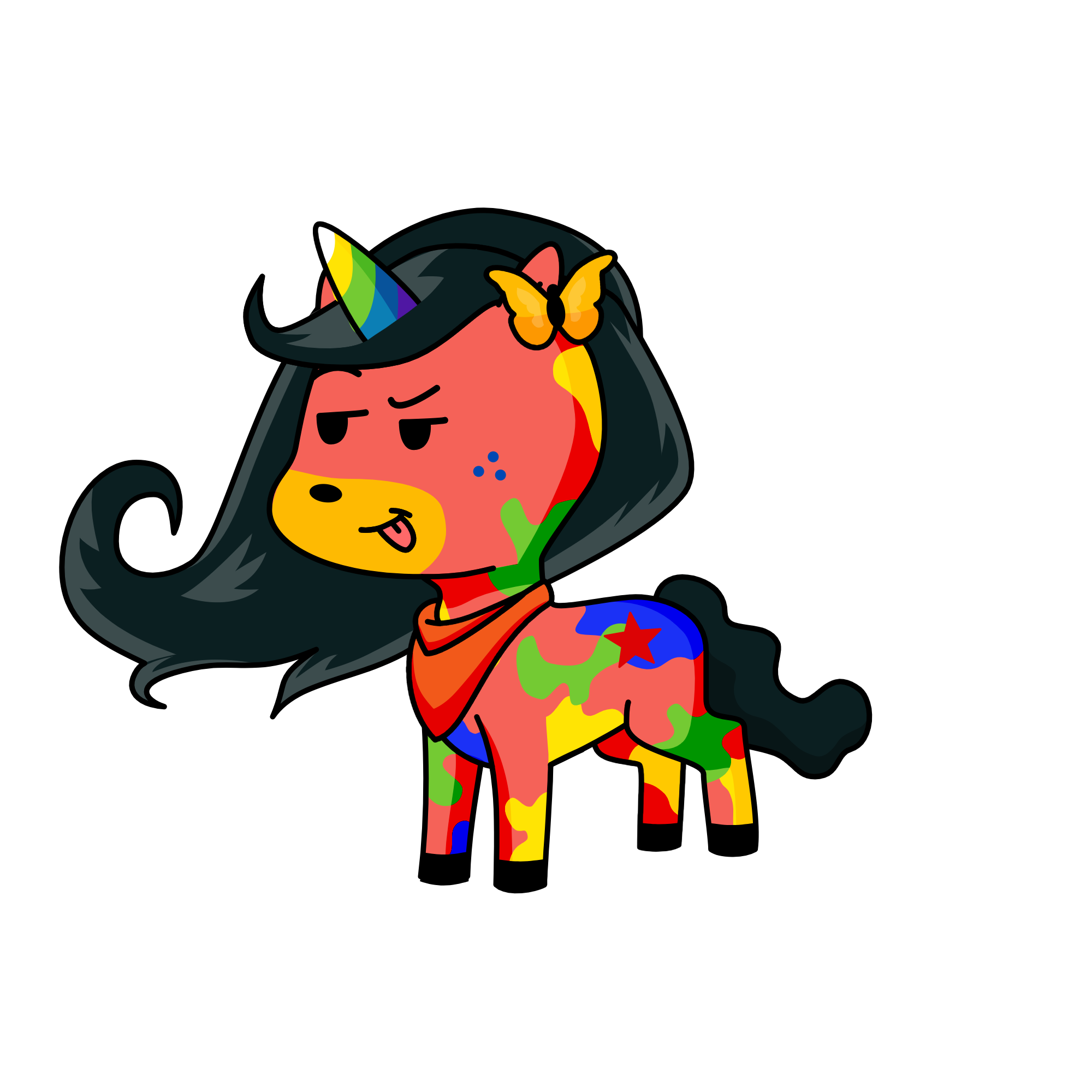 skittles, the unicorn
