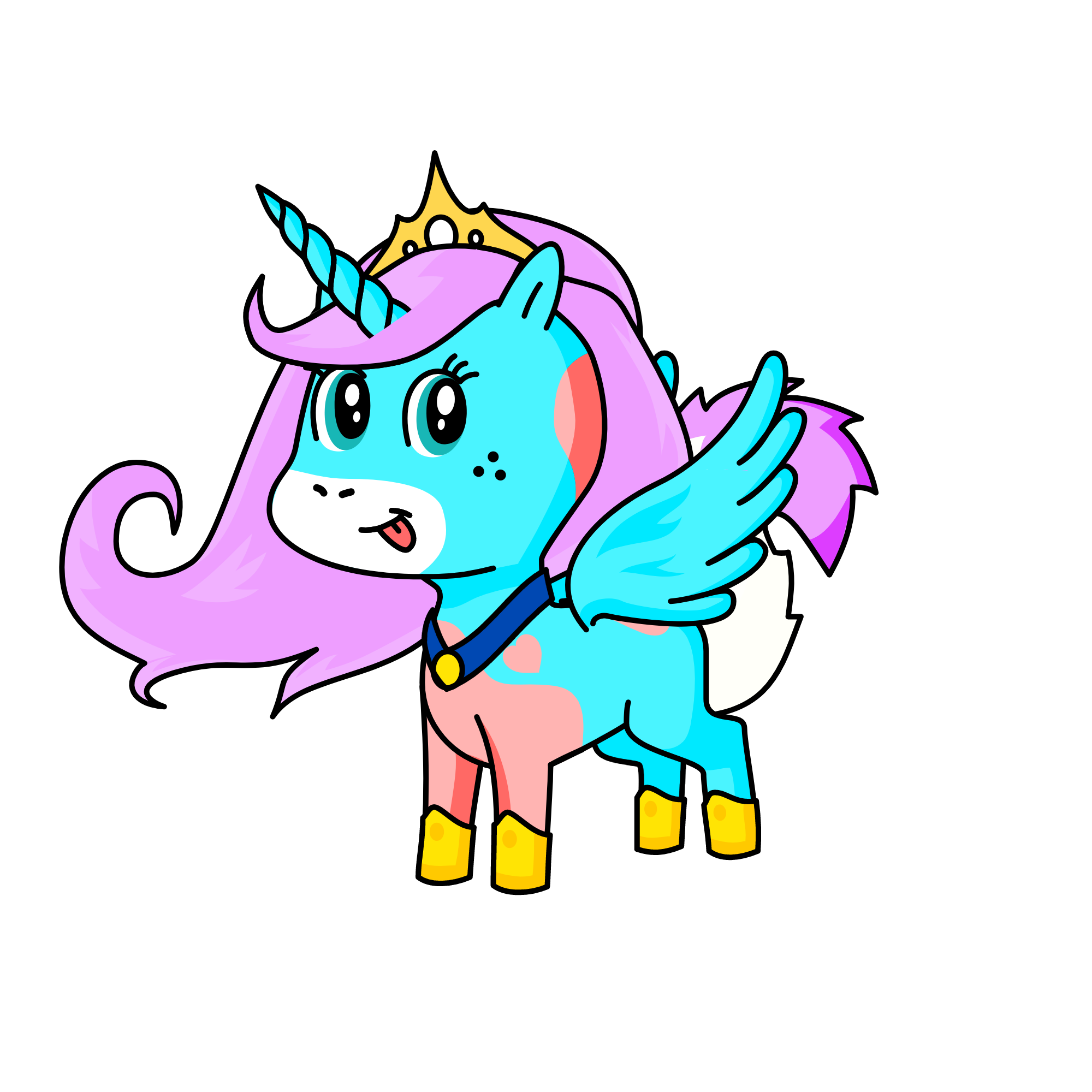 queen starburst😎, the unicorn