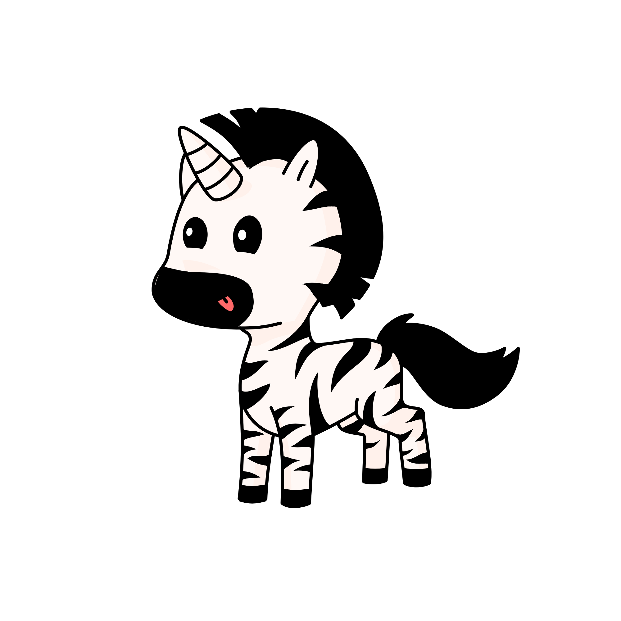 Zebra, the unicorn