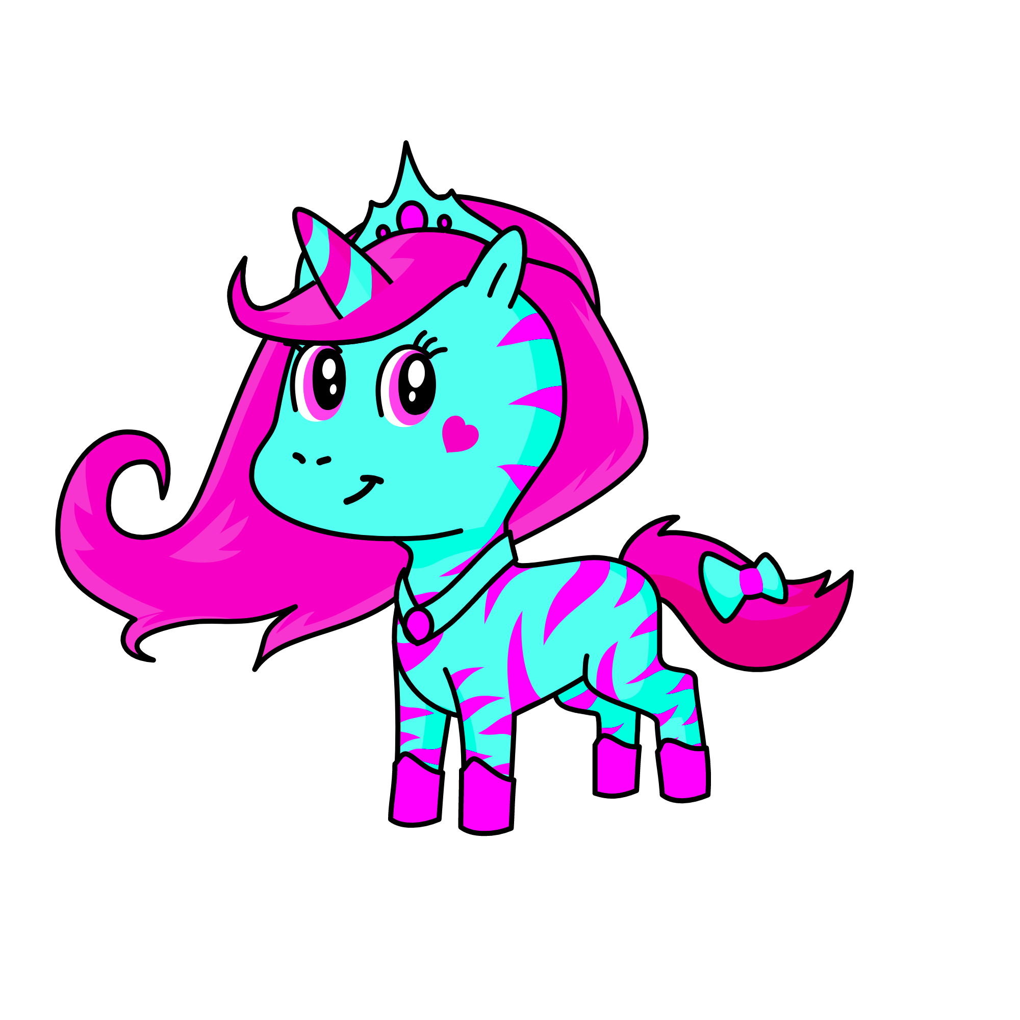 Cotton candy, the unicorn