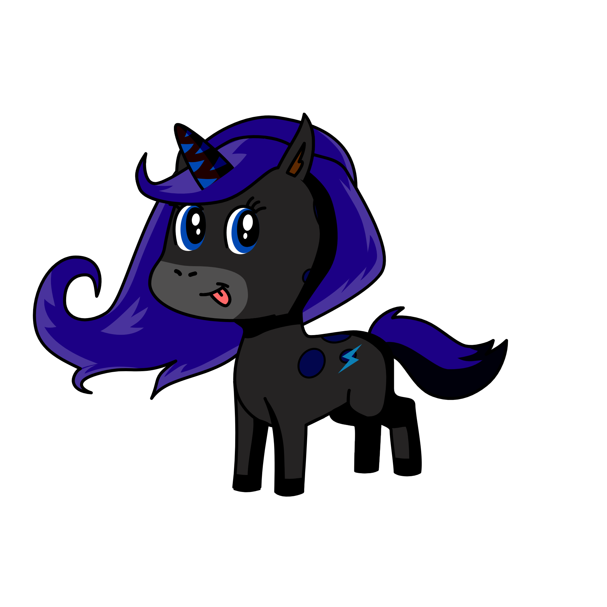 Midnight, the unicorn