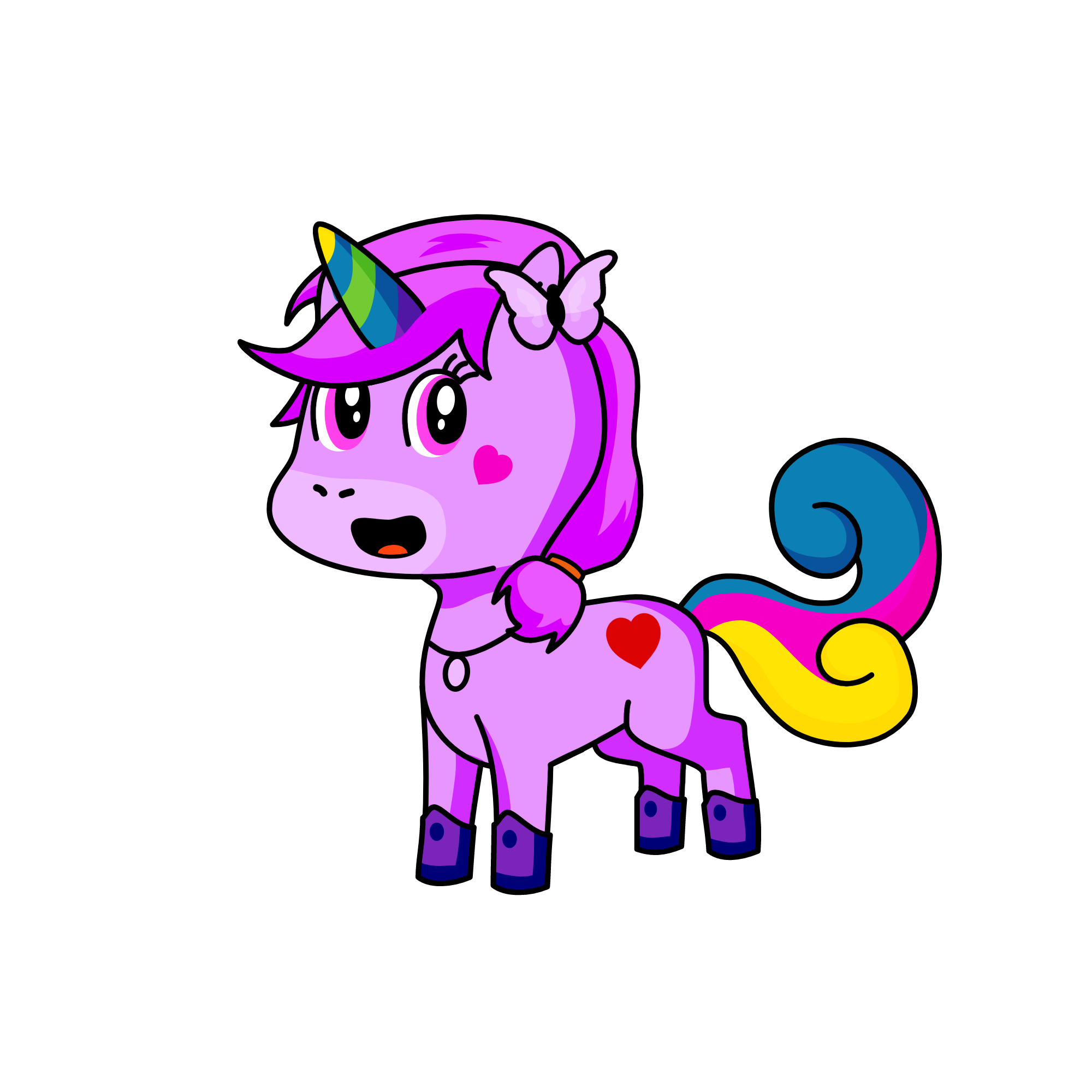 pinky, the unicorn