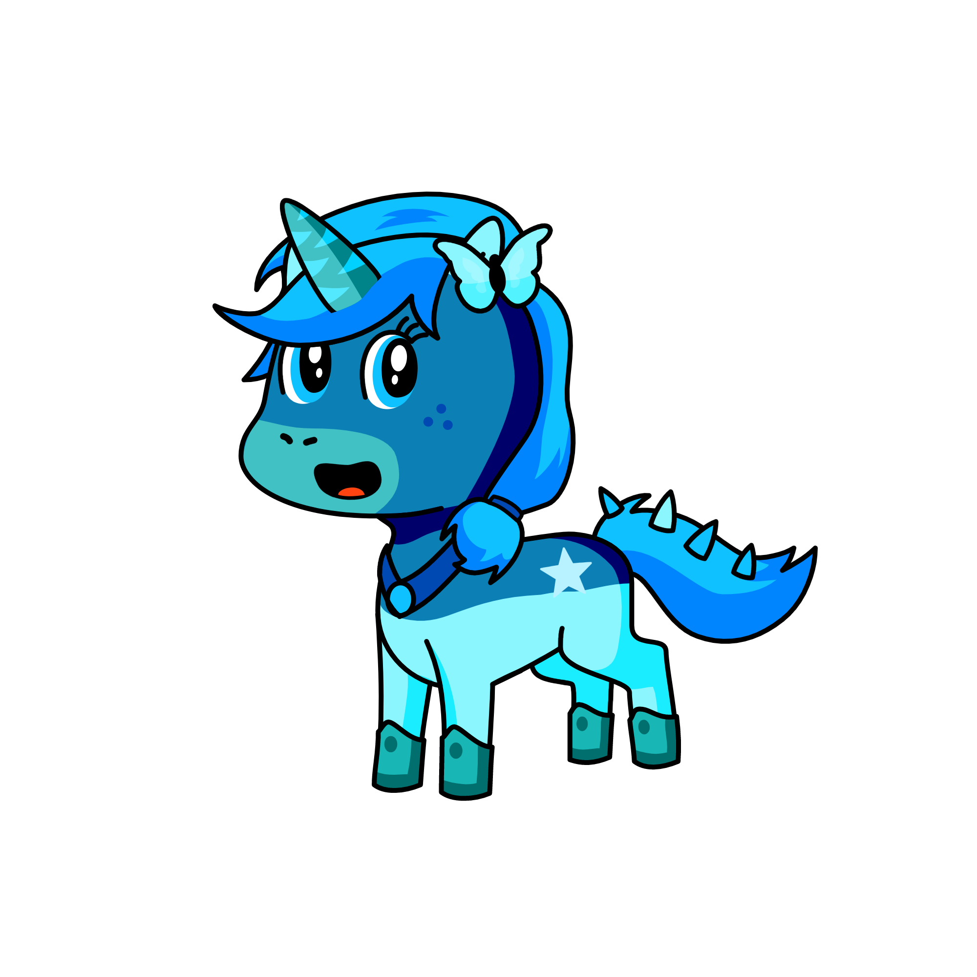 Snowy, the unicorn