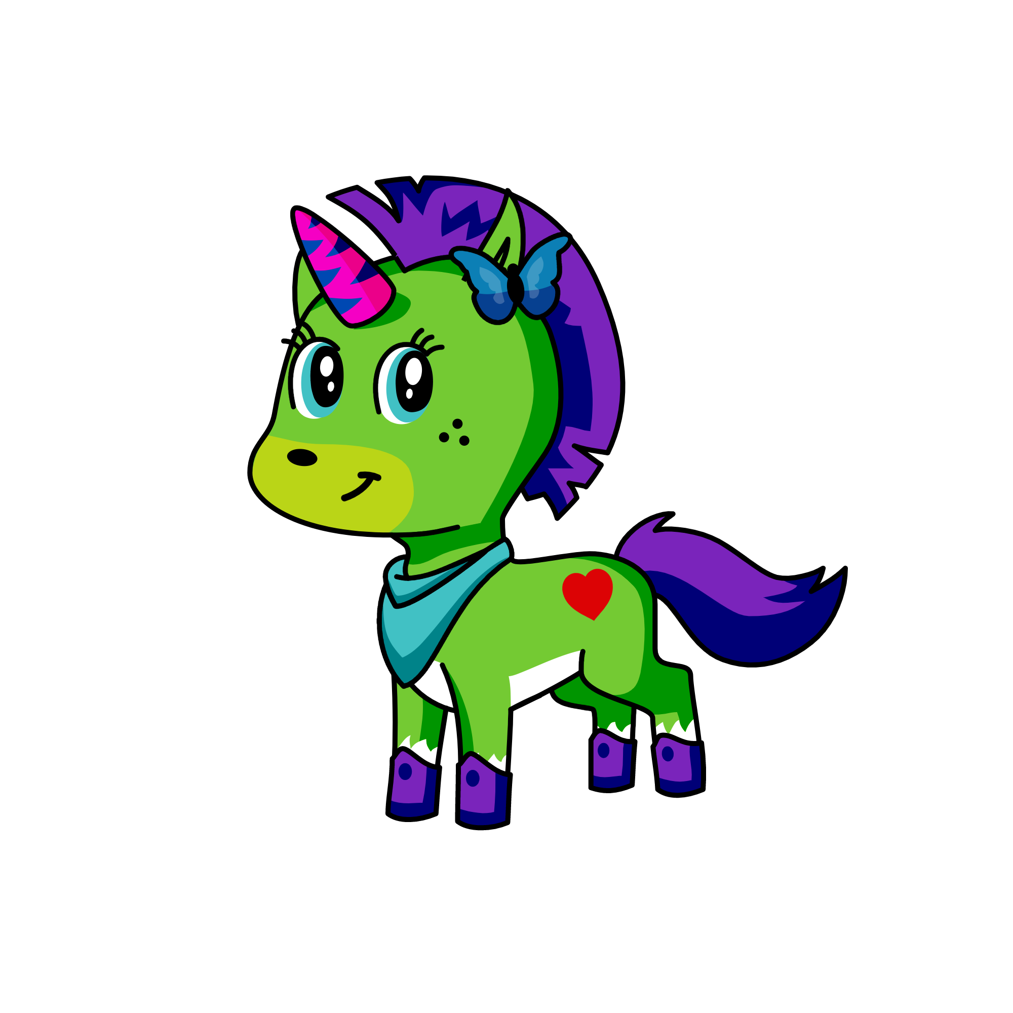 lucky, the unicorn