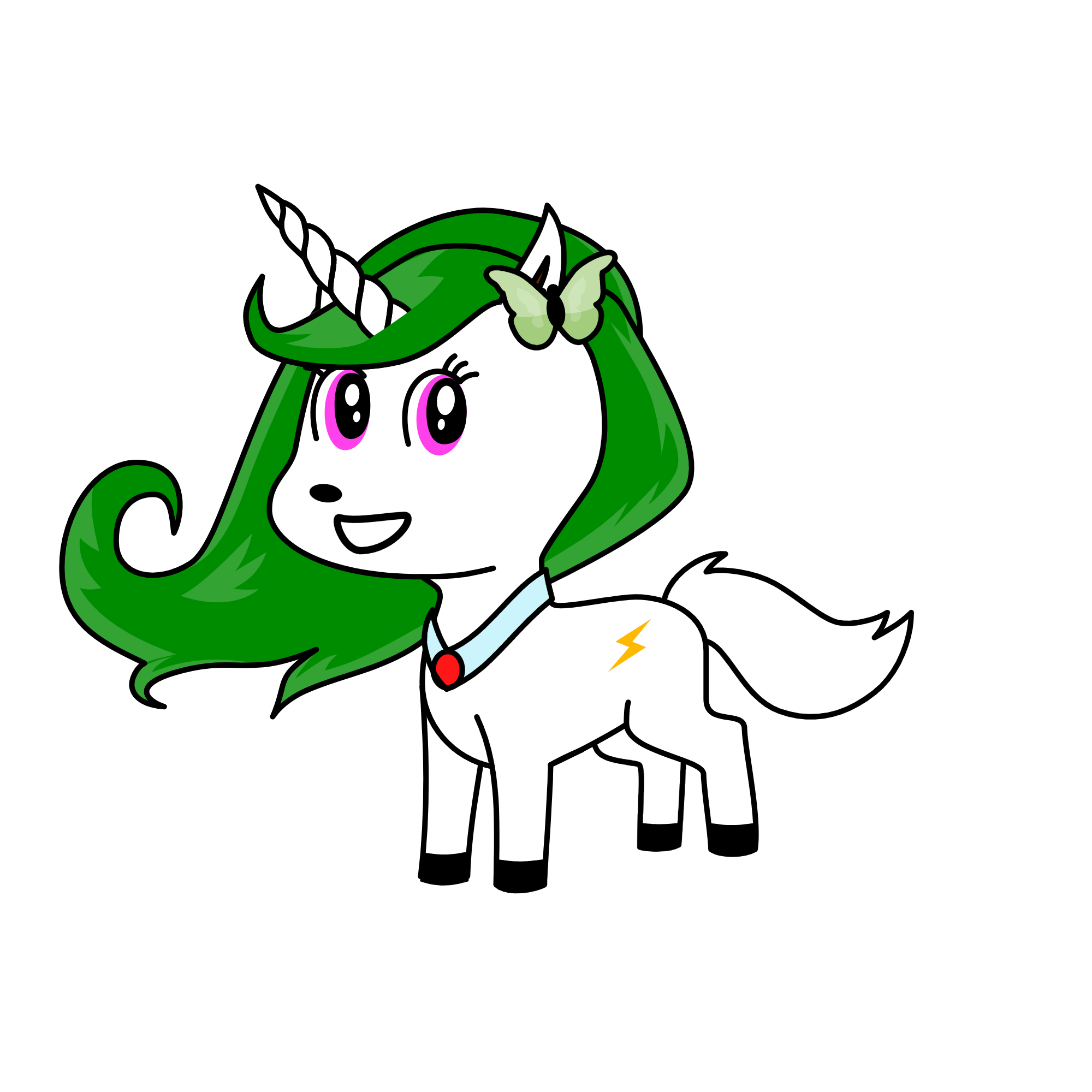 Greenicorn, the unicorn