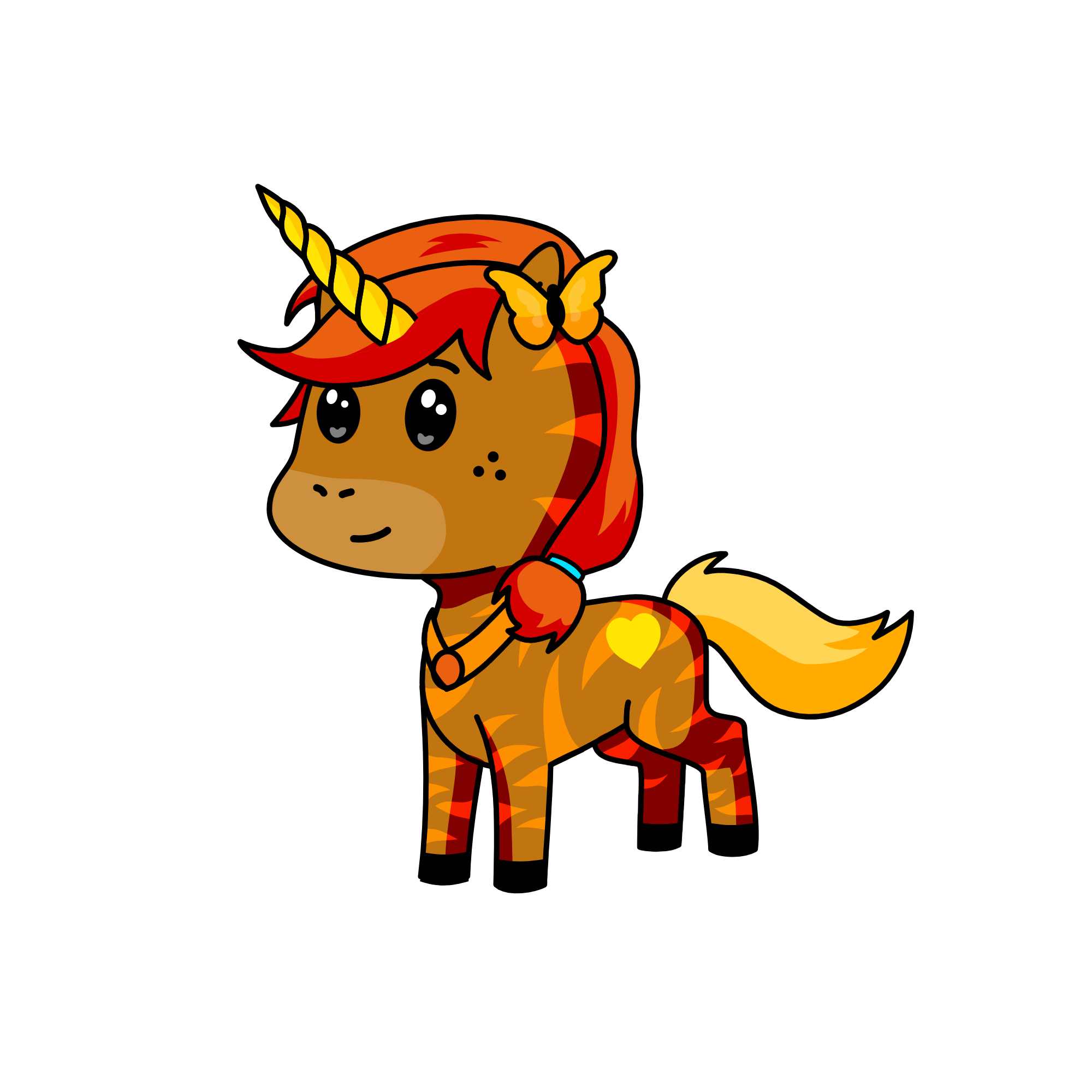 Heater, the unicorn