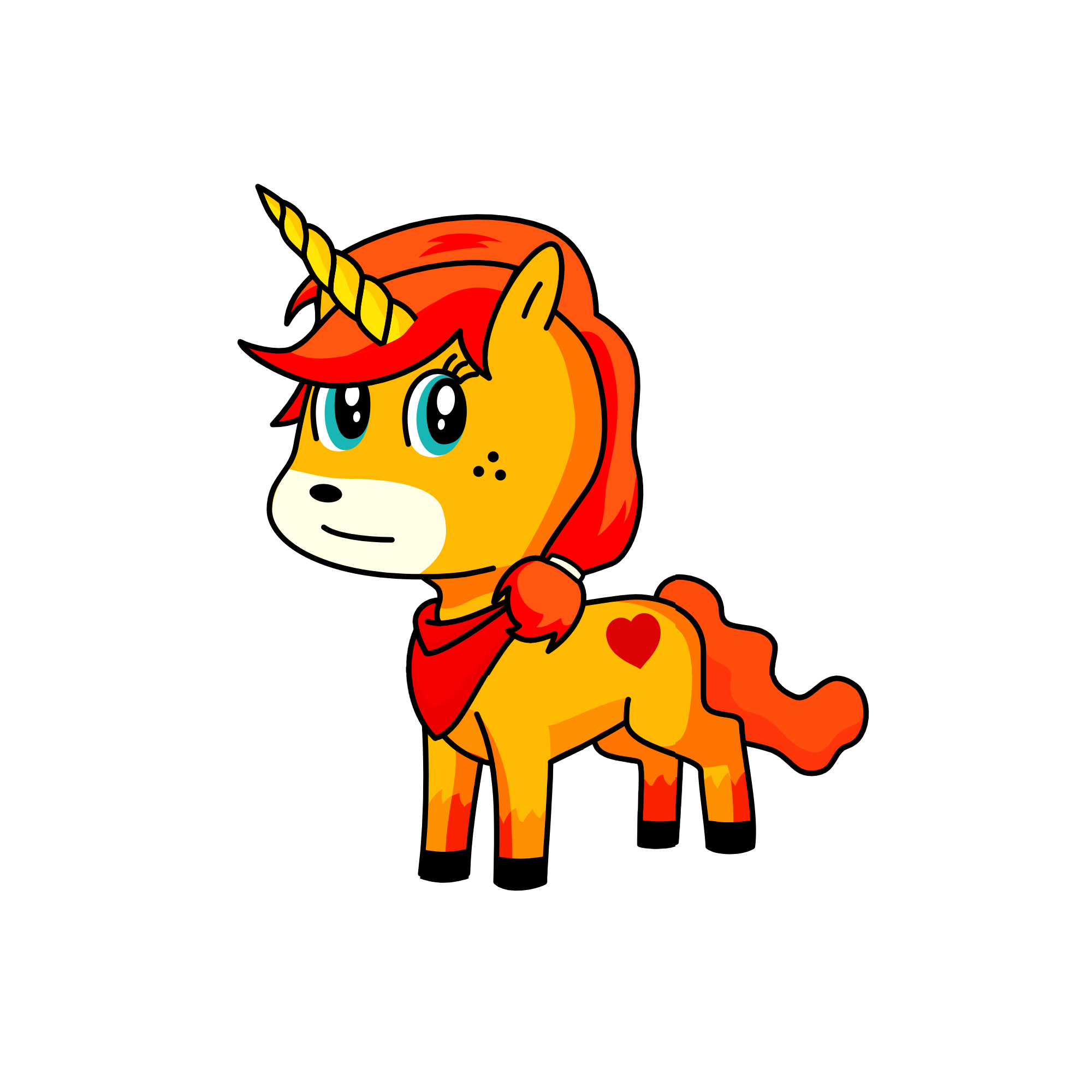 flare, the unicorn