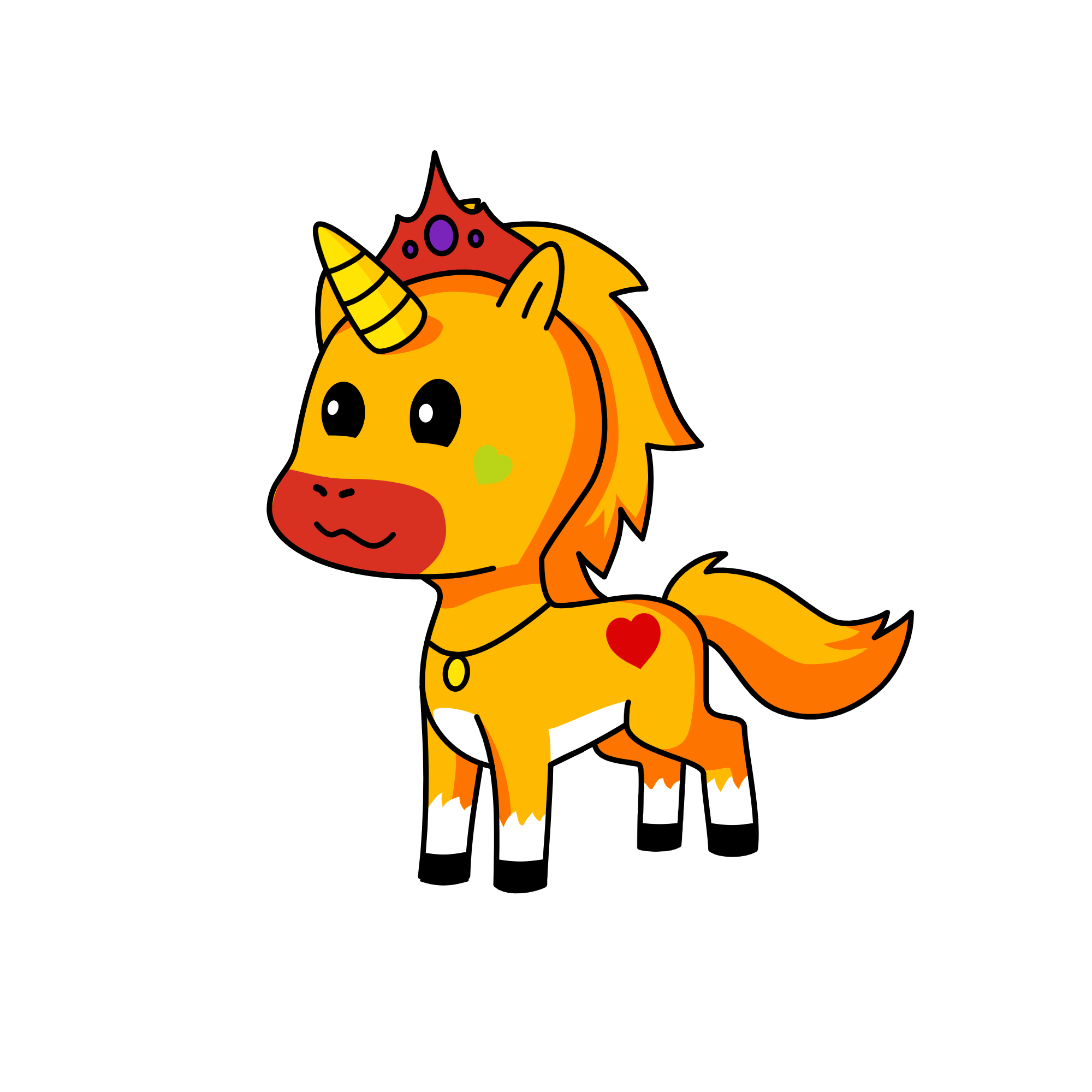 fire, the unicorn