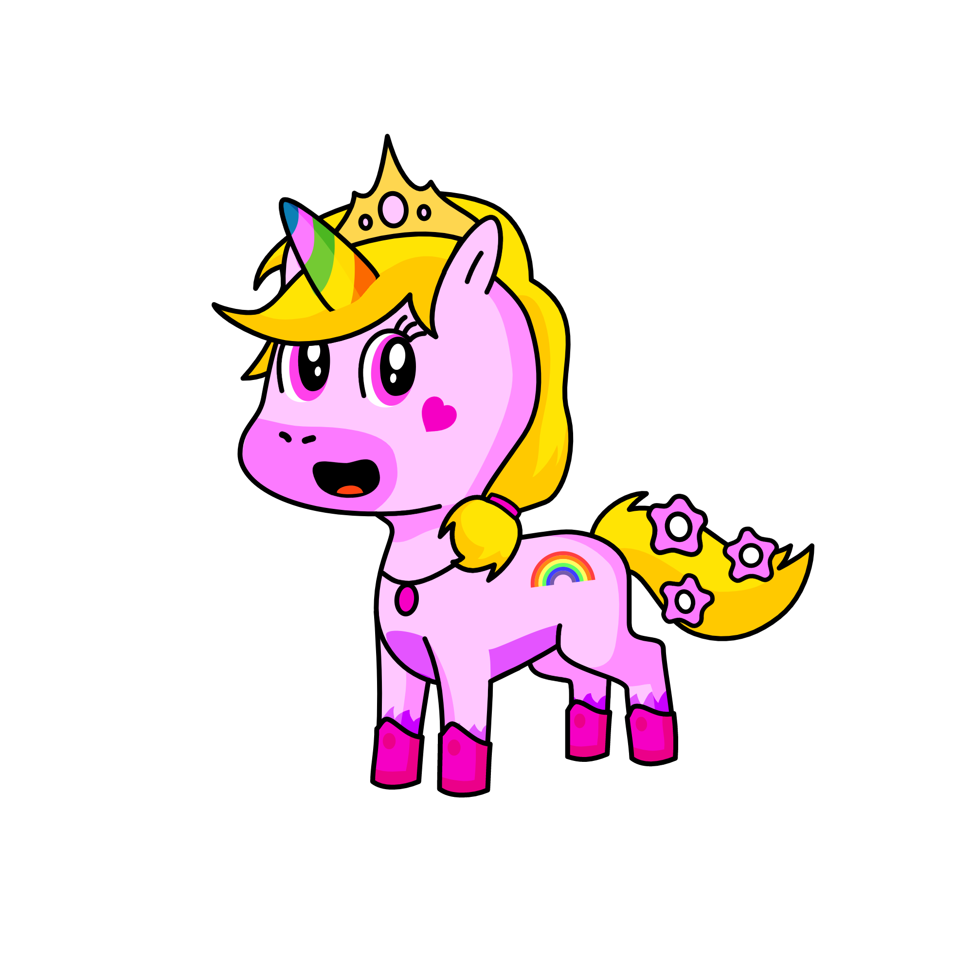Fluffy, the unicorn