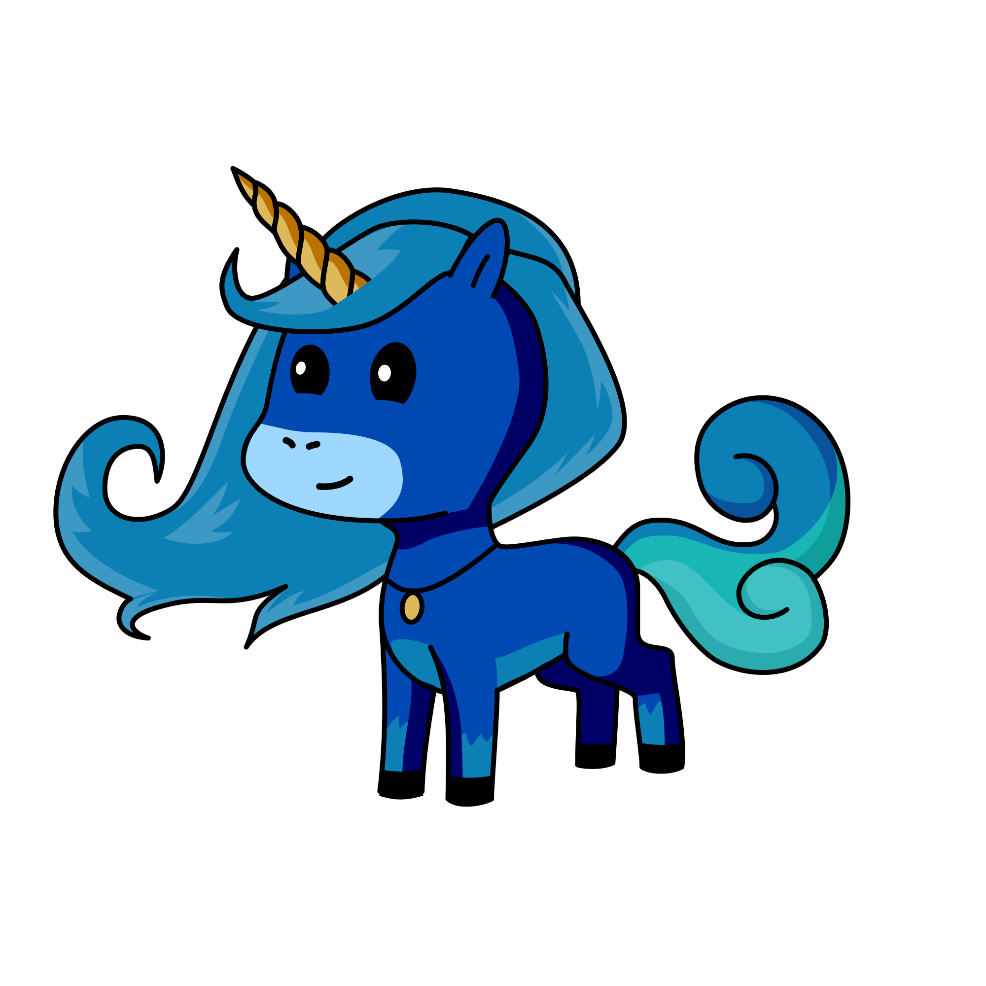 Stardust, the unicorn