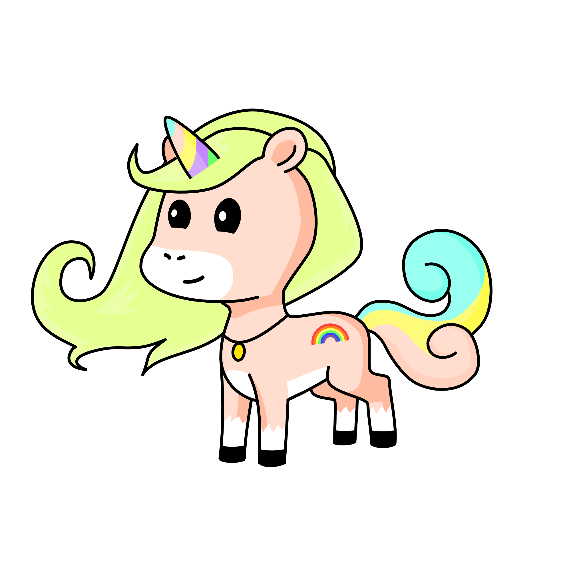prinsesa arcoiris, the unicorn
