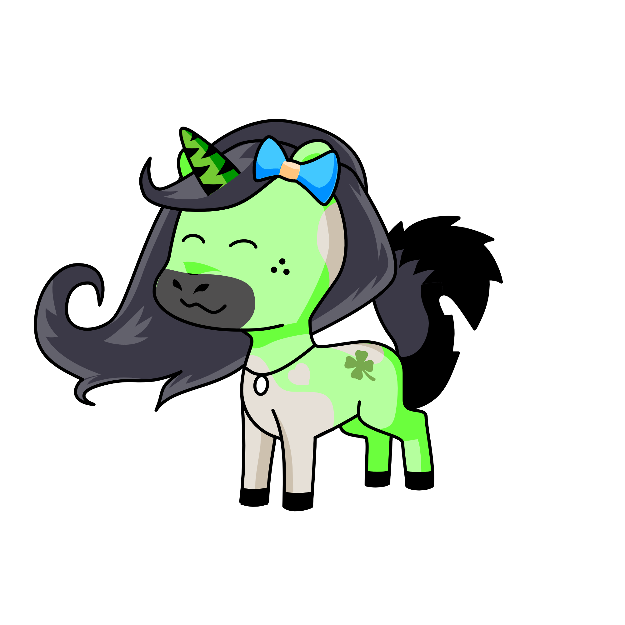 Perky, the unicorn