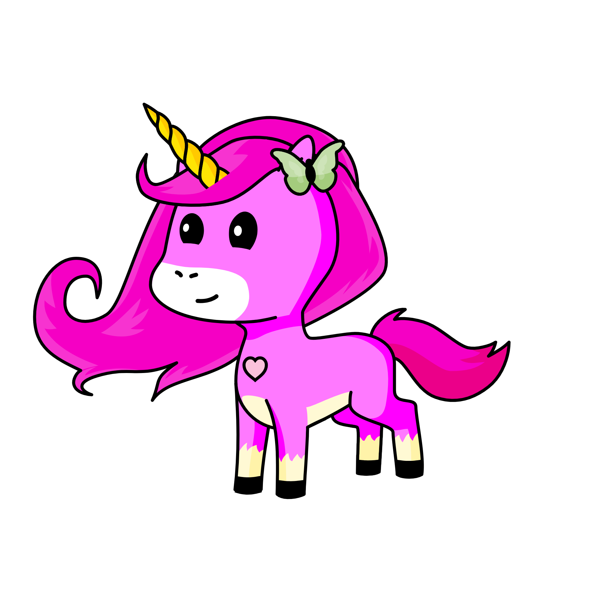 rose, the unicorn