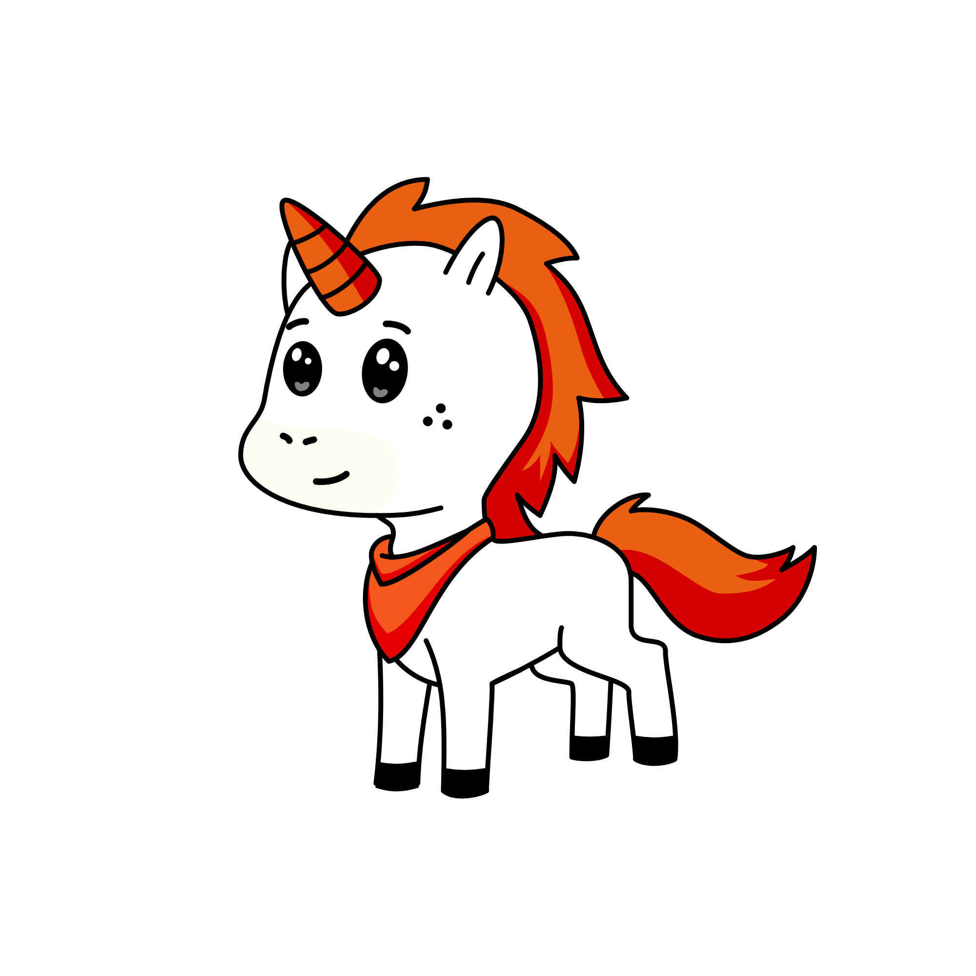 Boo, the unicorn