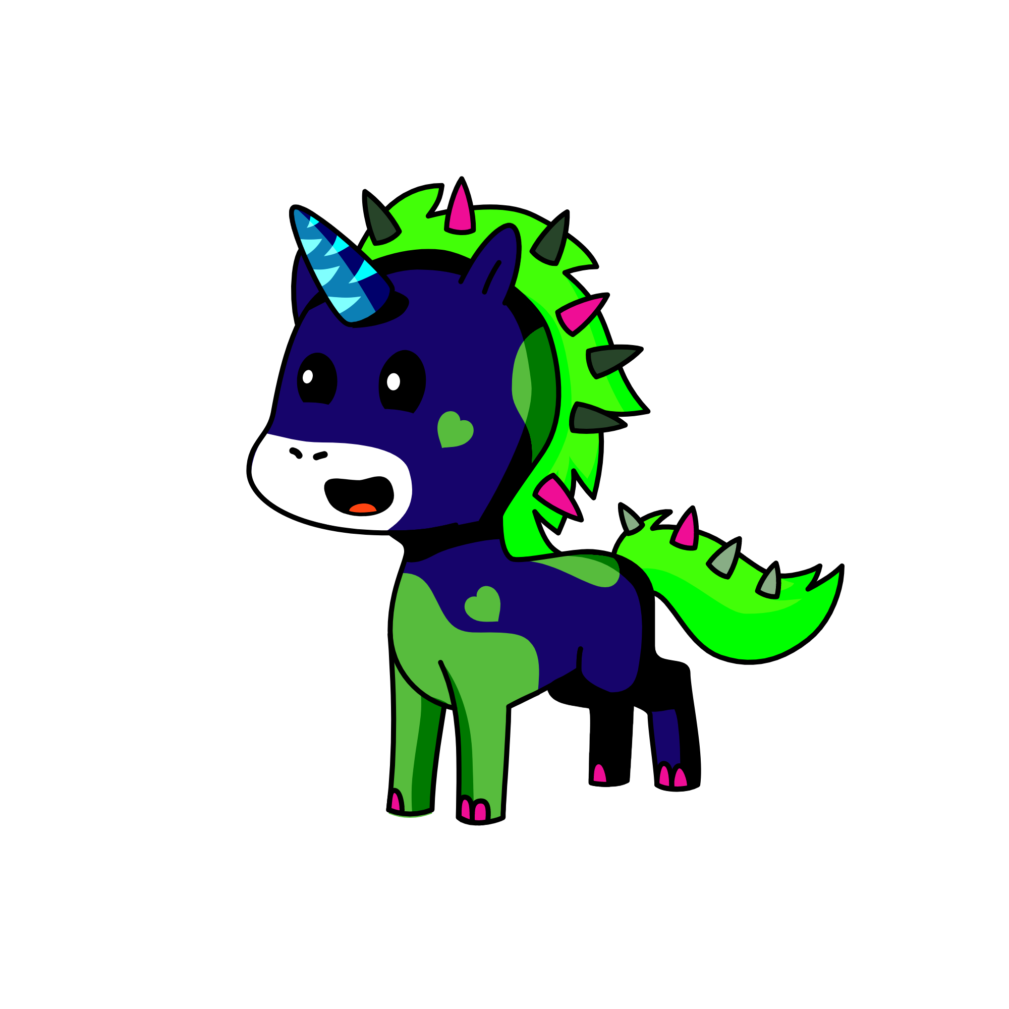 glow, the unicorn