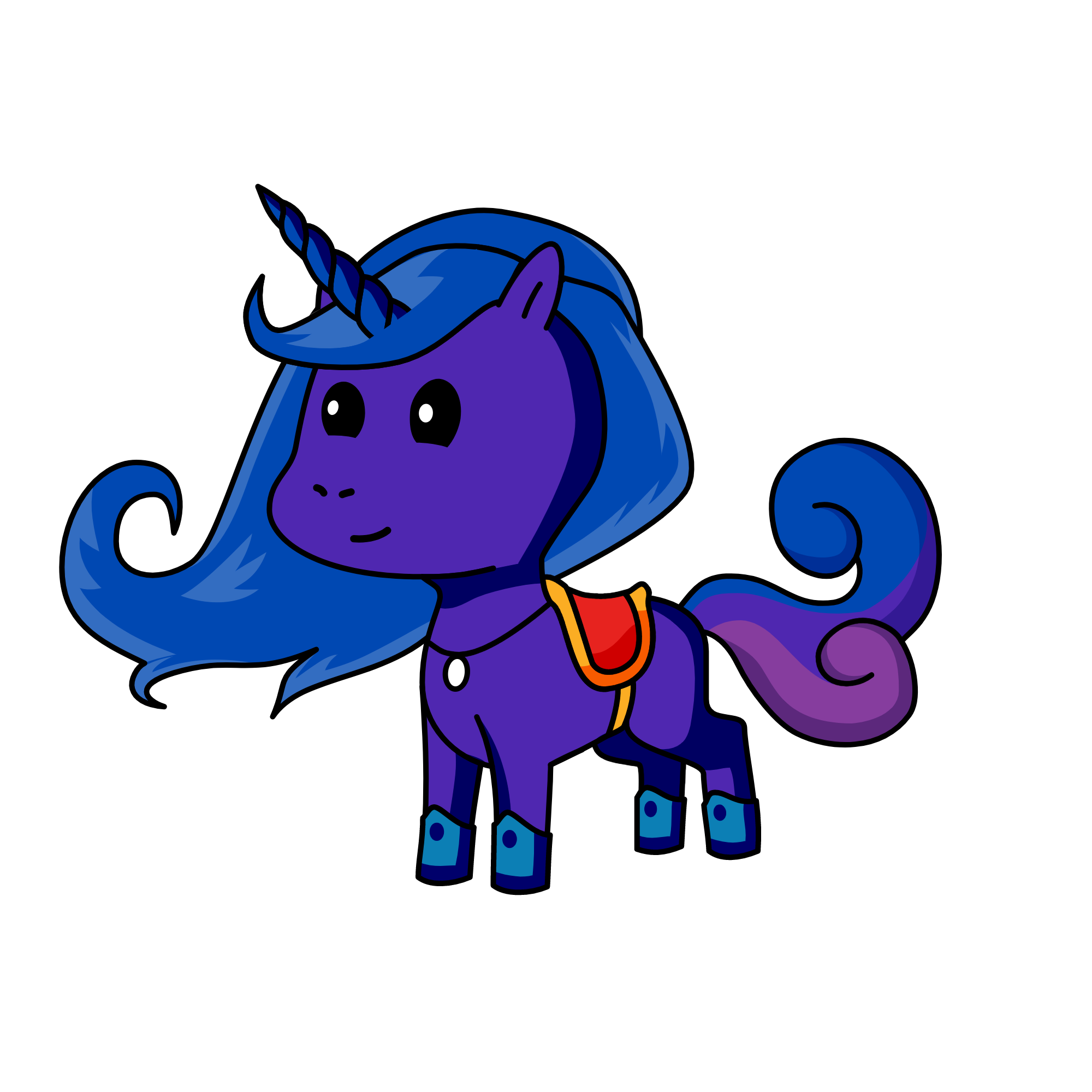 Moon, the unicorn