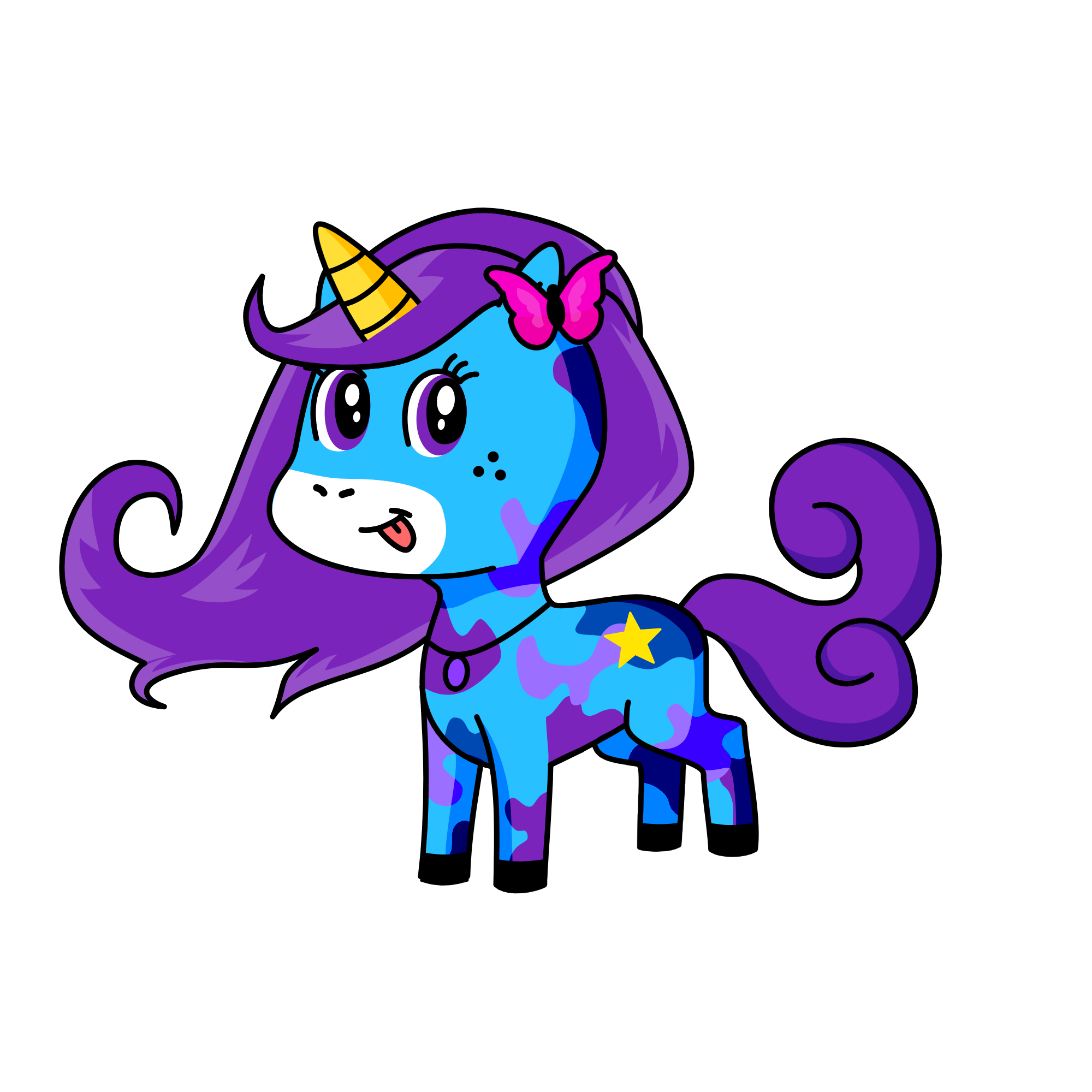 Splats, the unicorn