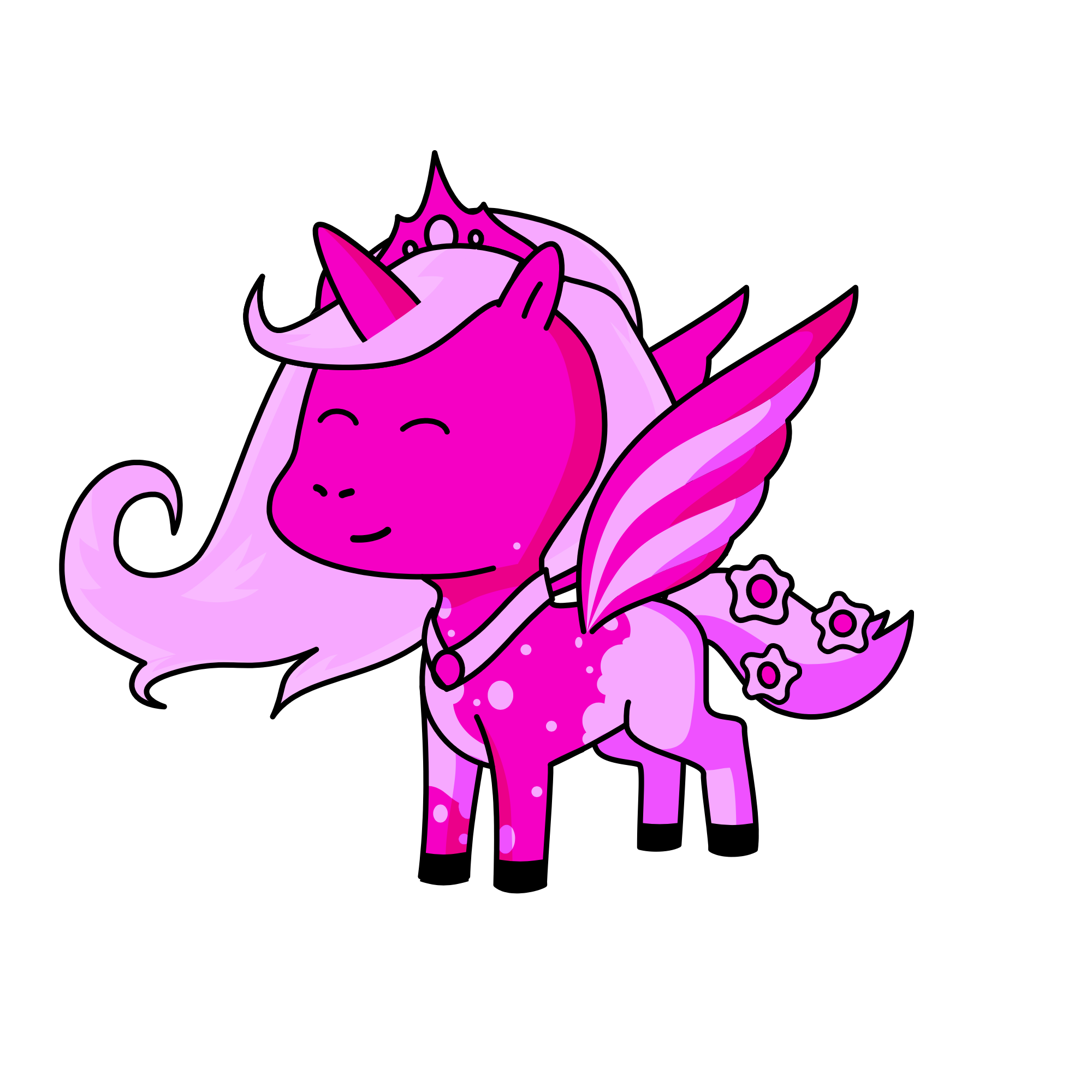 Pinky, the unicorn