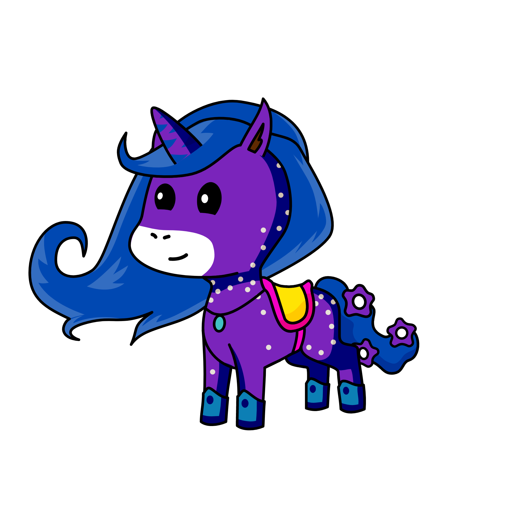 Luna , the unicorn