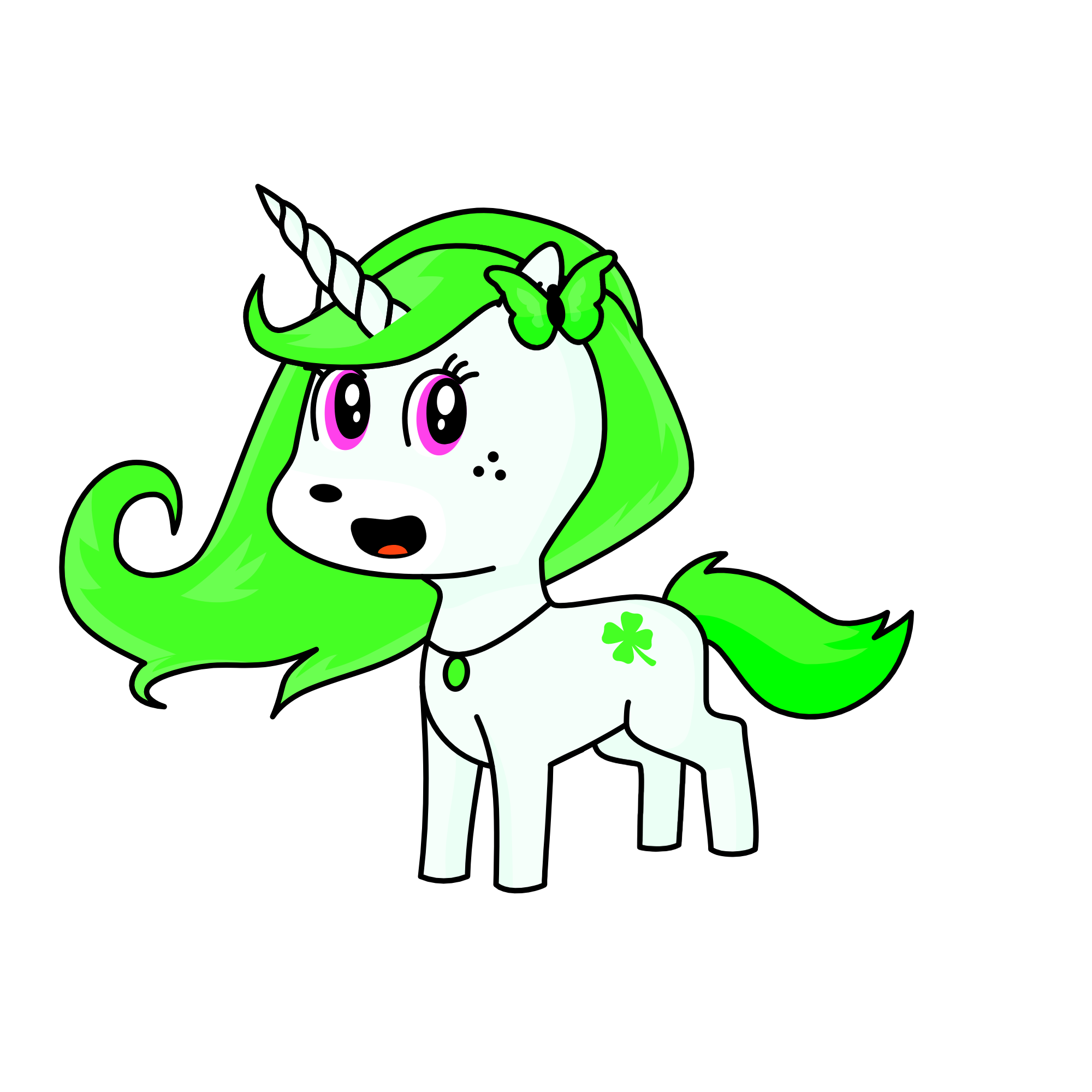 Greenichia, the unicorn