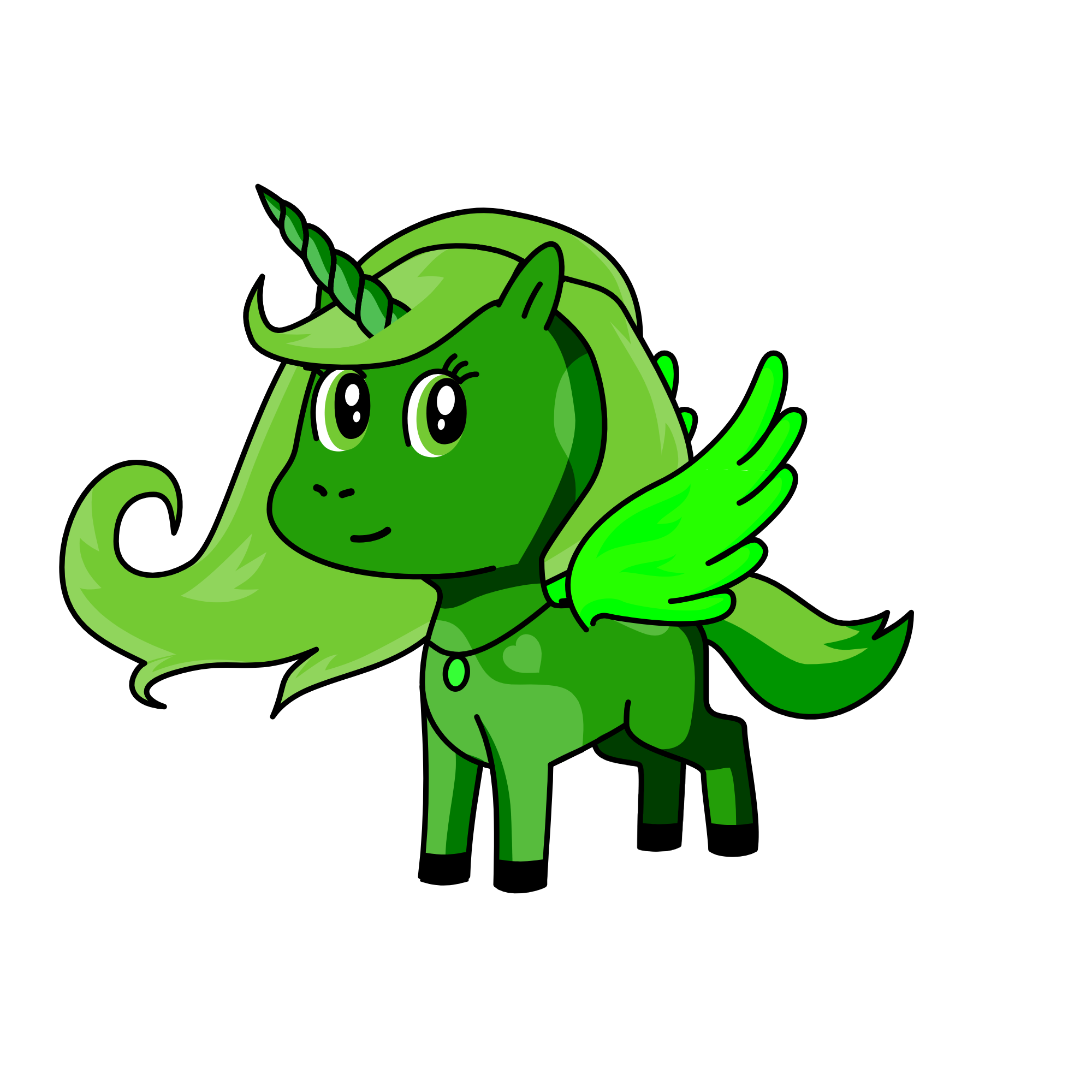 GreenEye, the unicorn
