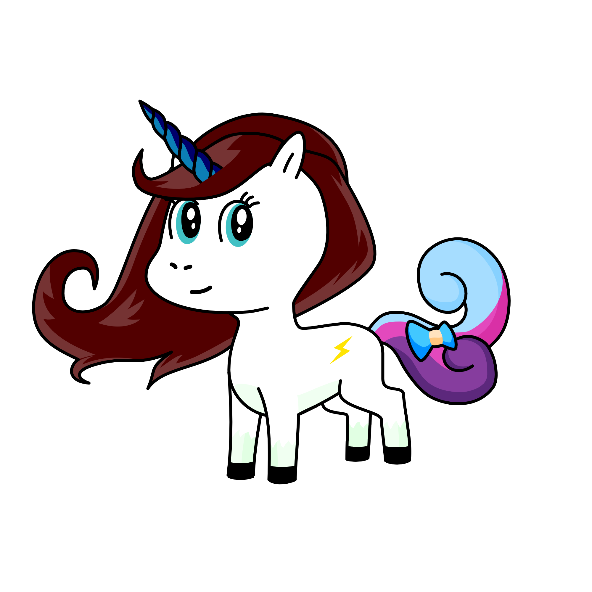 electric blossom, the unicorn
