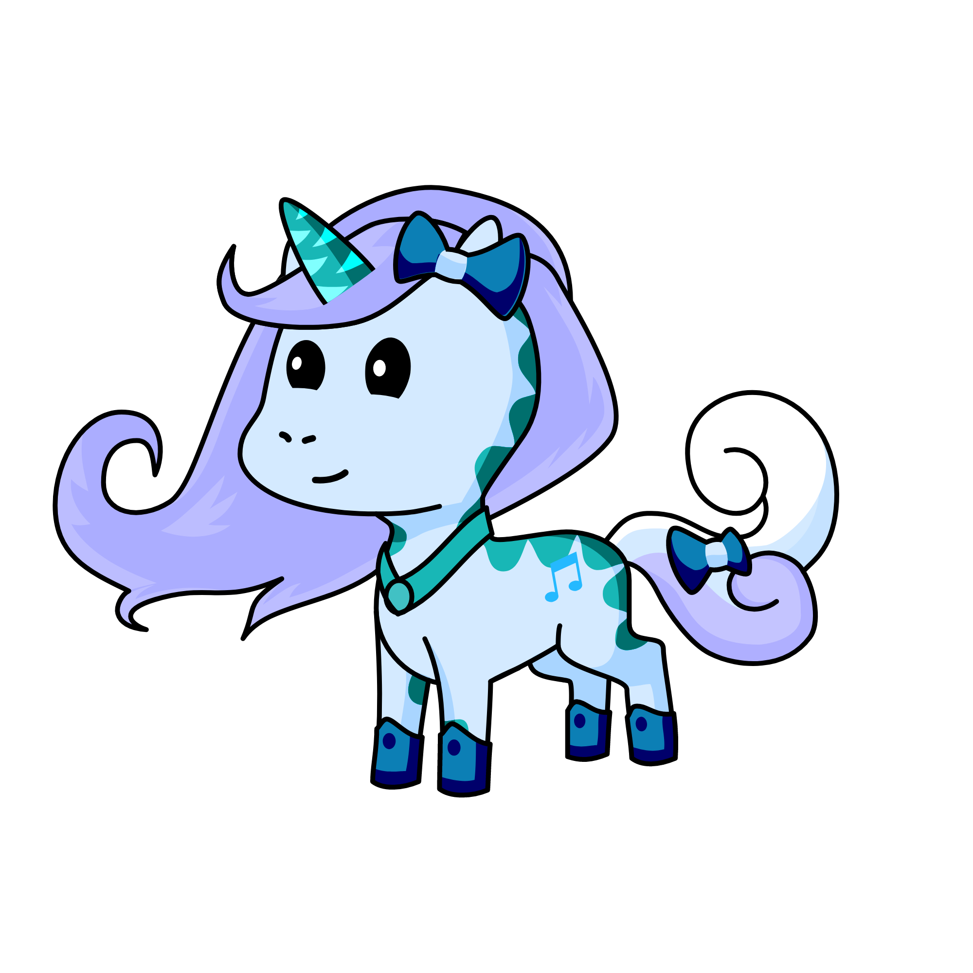 Princess Snowy, the unicorn