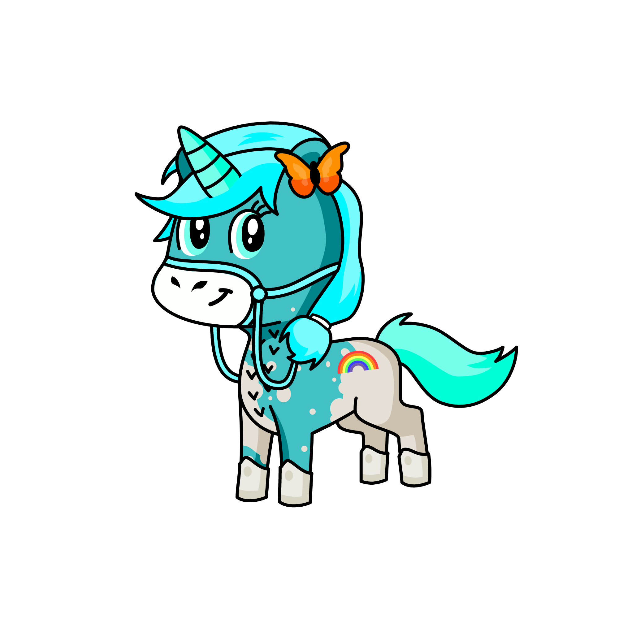 winter, the unicorn