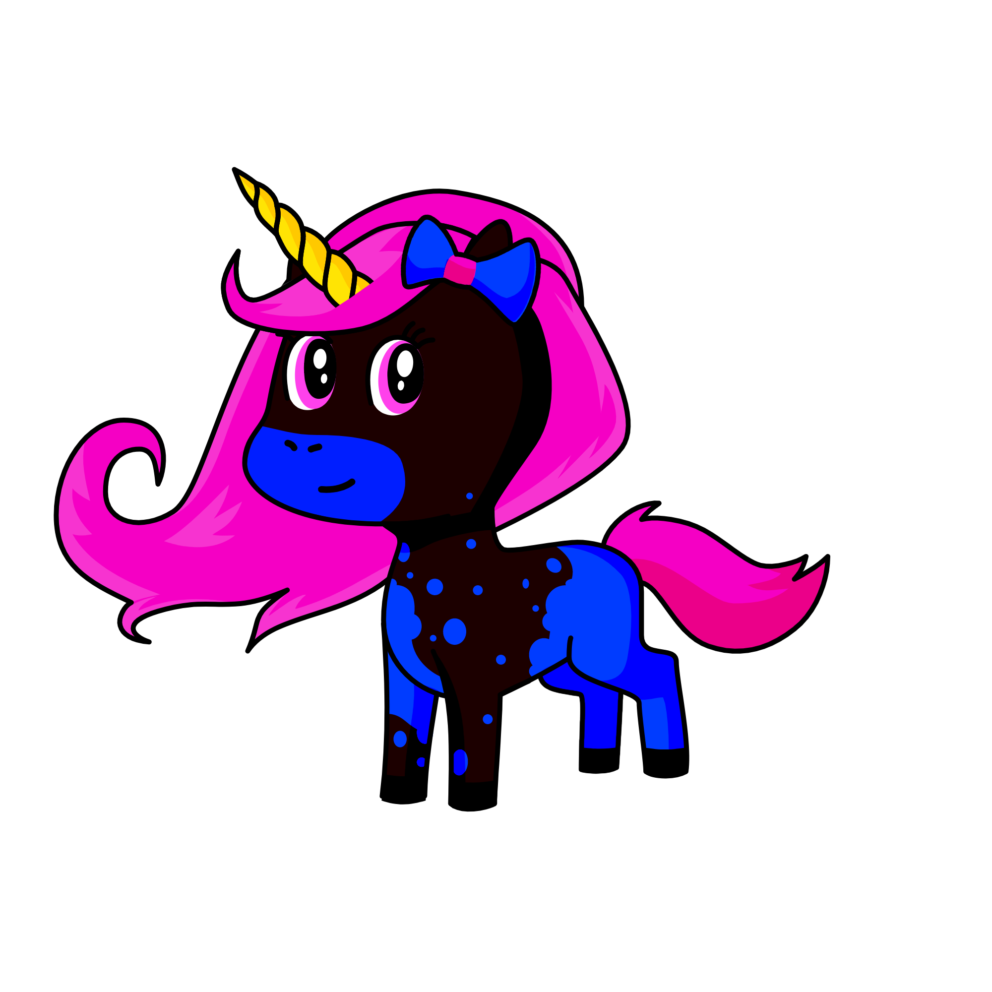 Popstar, the unicorn