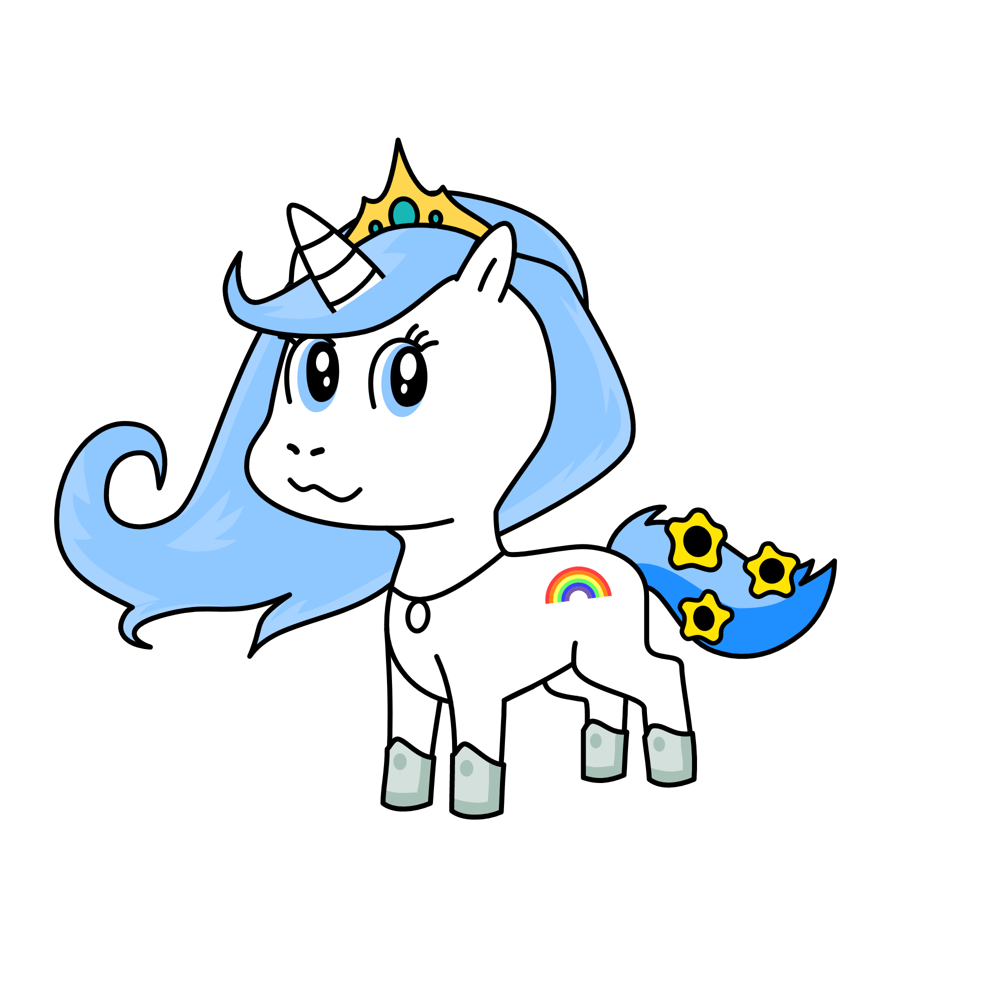 Princess sky, the unicorn