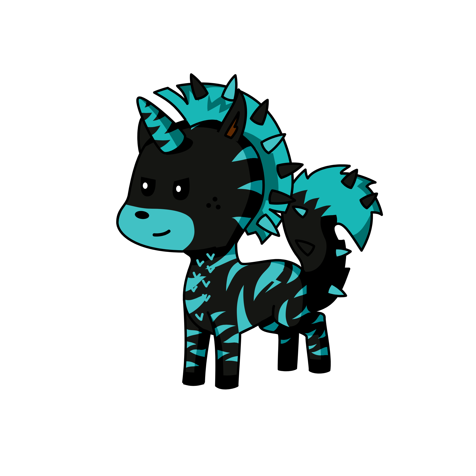 Spiker, the unicorn