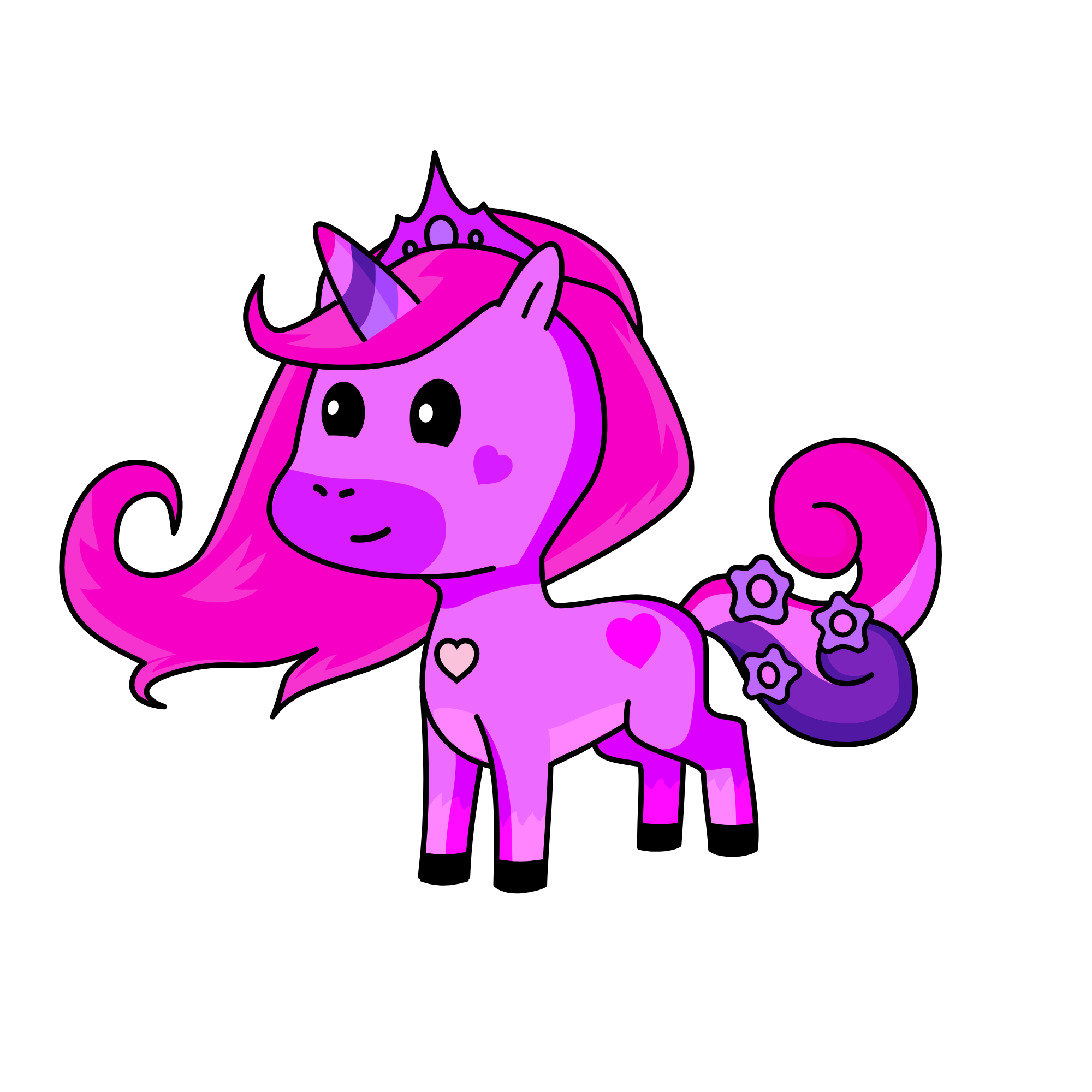 Pinky Love, the unicorn