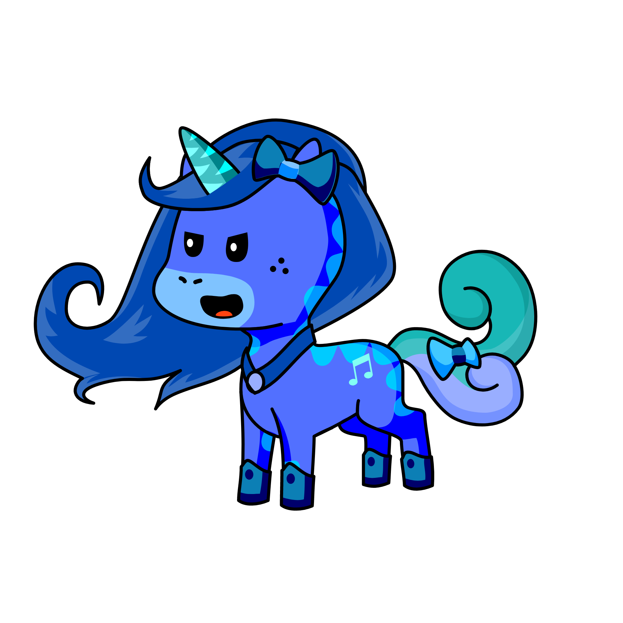 Nightmare Moon, the unicorn