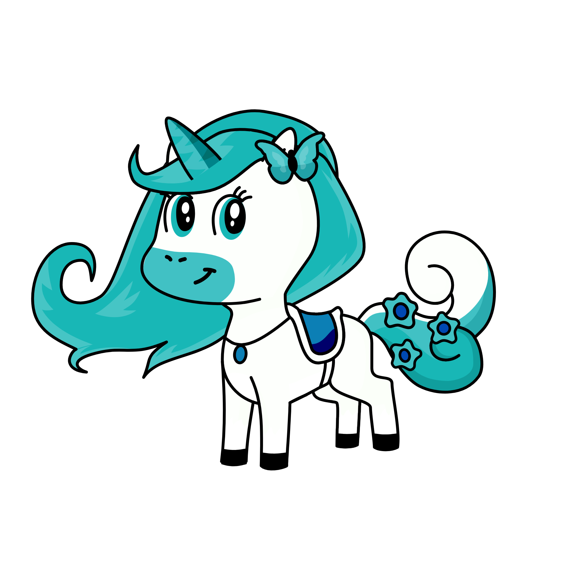Snowy, the unicorn