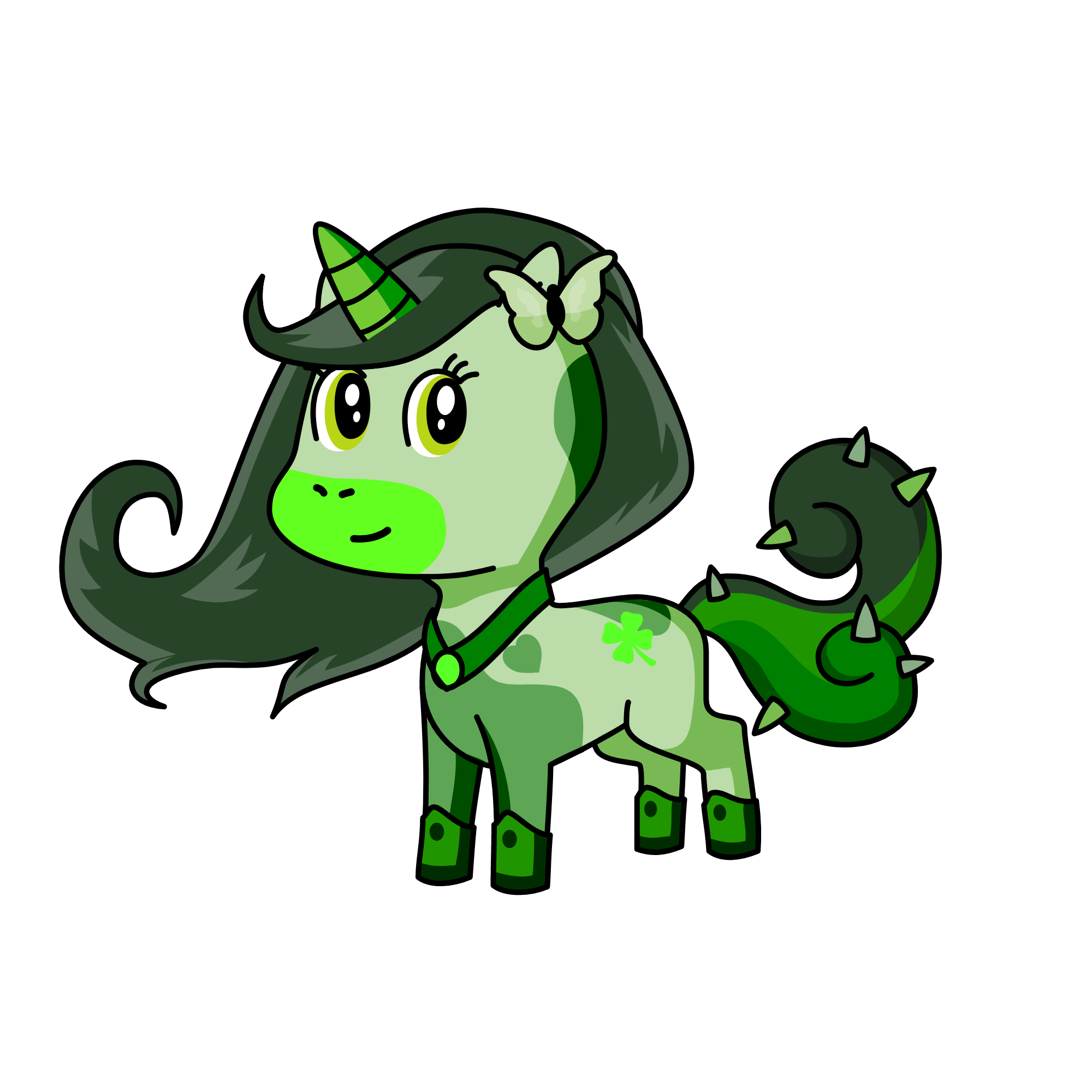 Princess Forest Butterfly, the unicorn
