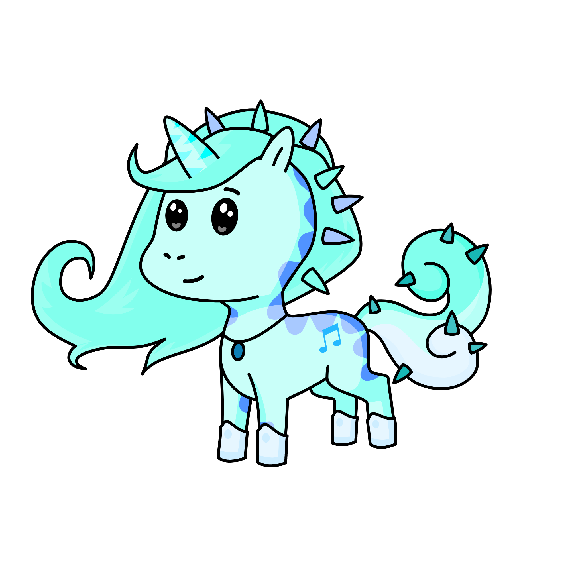 Princess Snowy Music, the unicorn