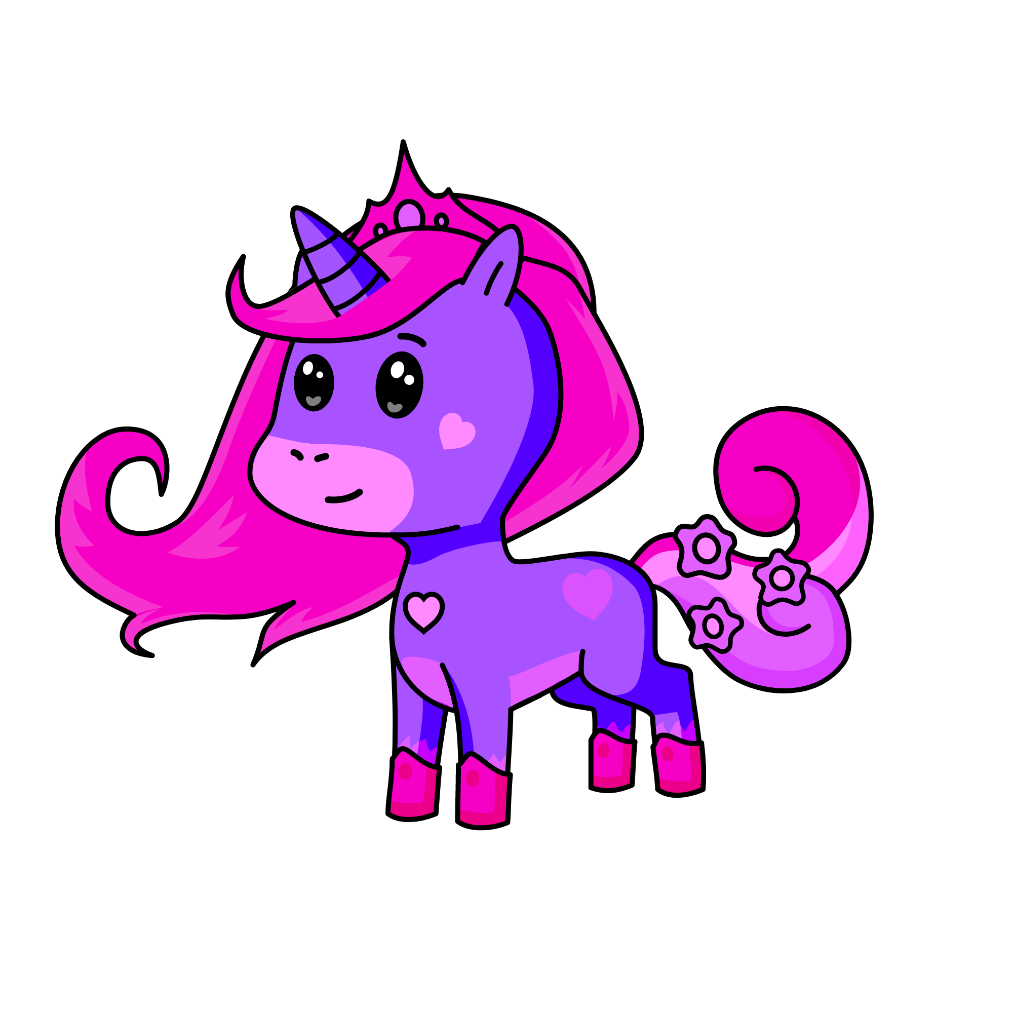 Princess Flower Love, the unicorn