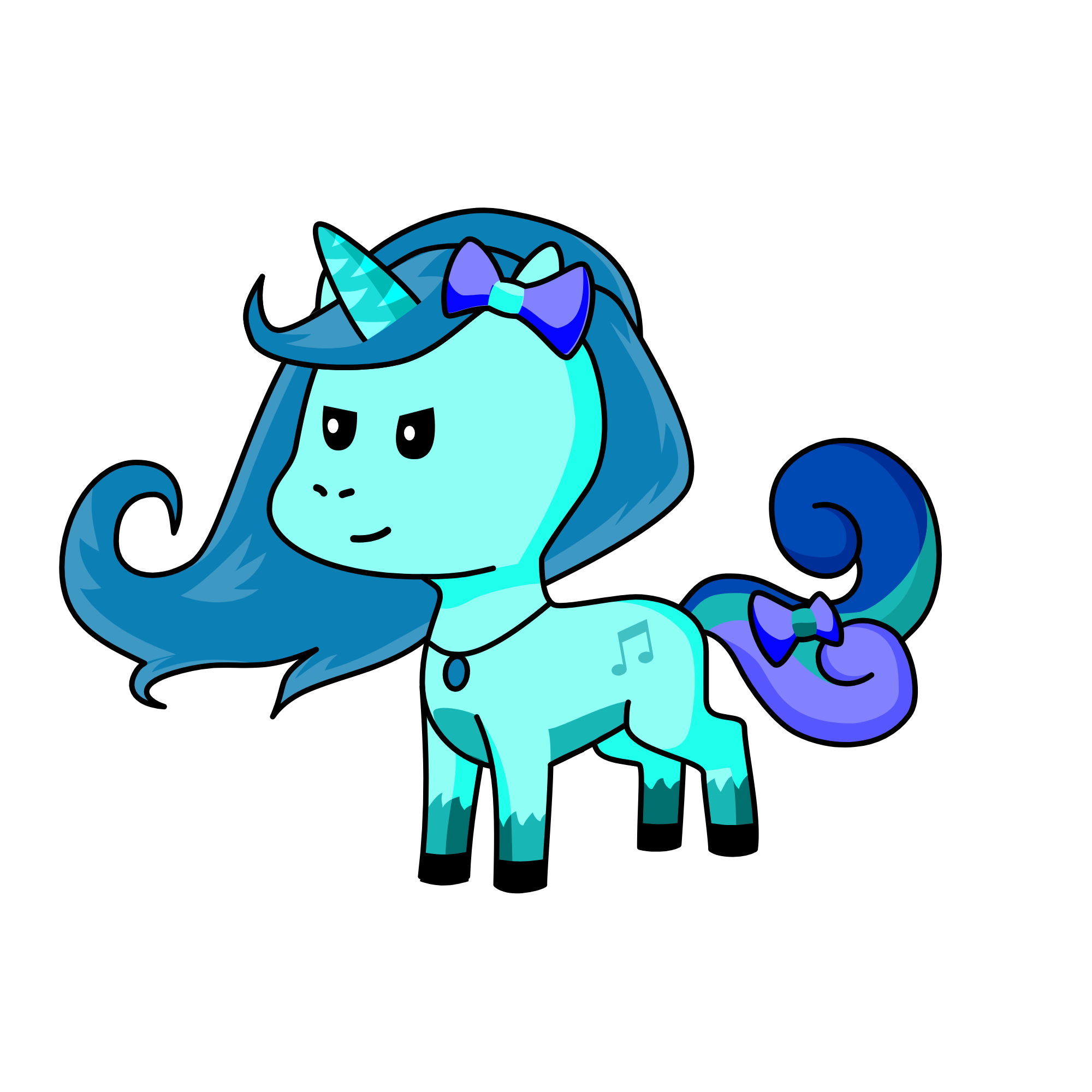 Princess Snowy Ribbon, the unicorn