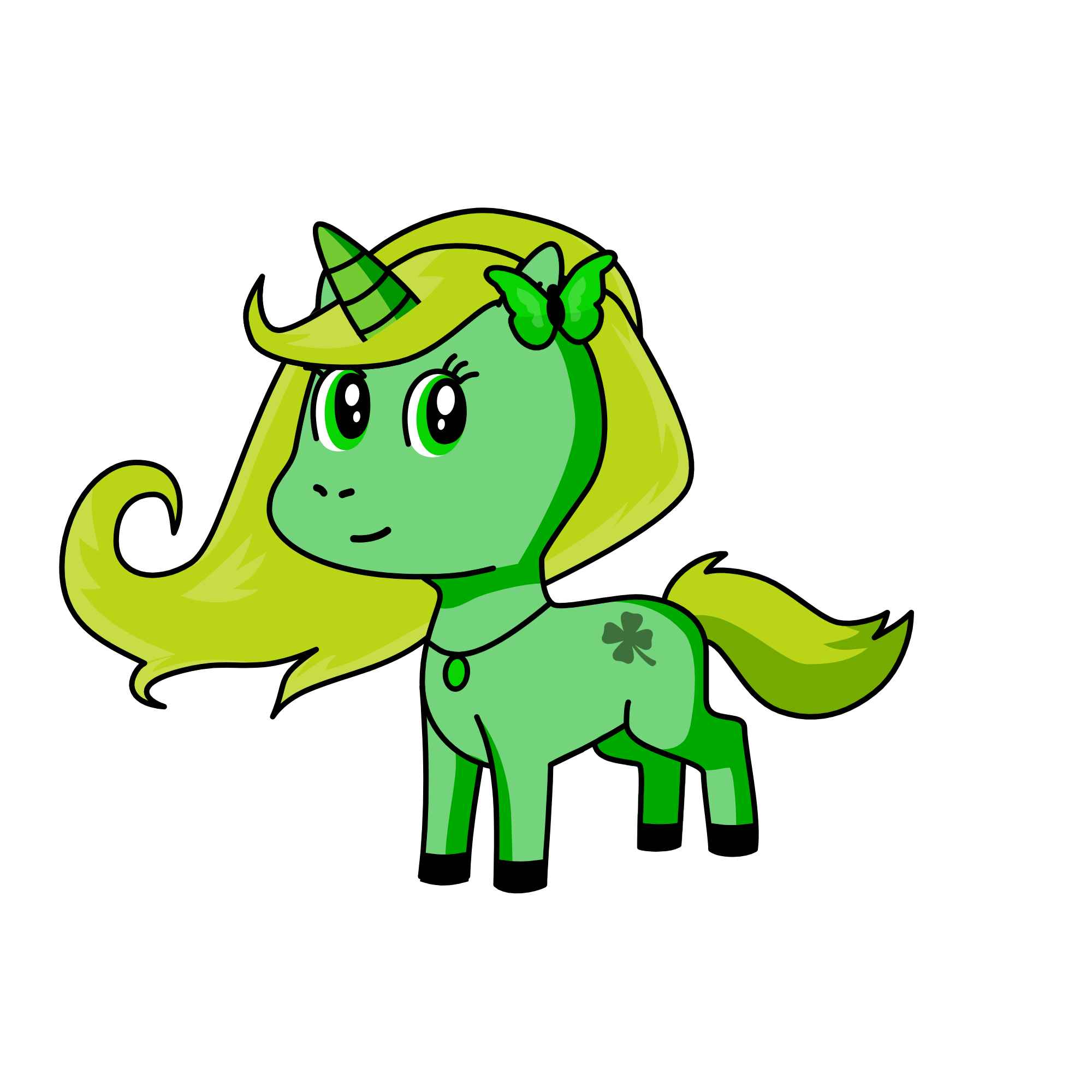 Treeya, the unicorn