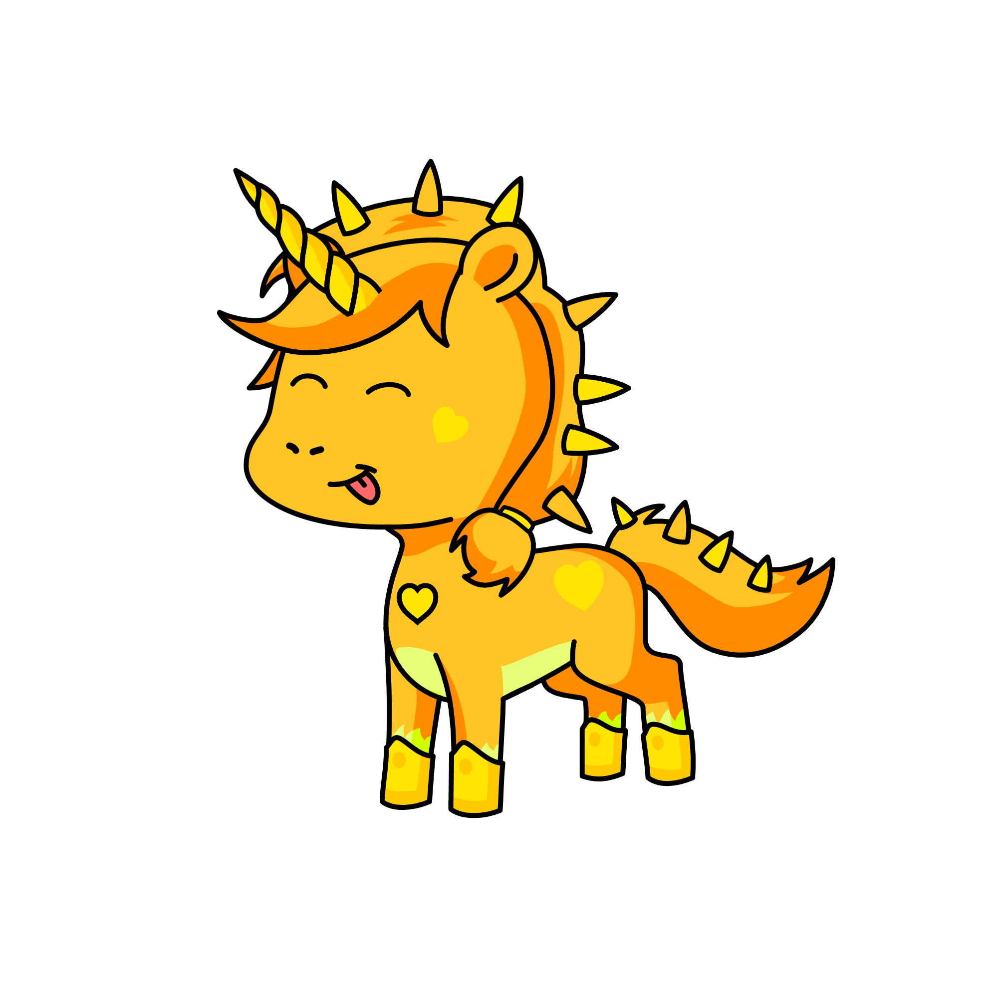 Day-Break, the unicorn